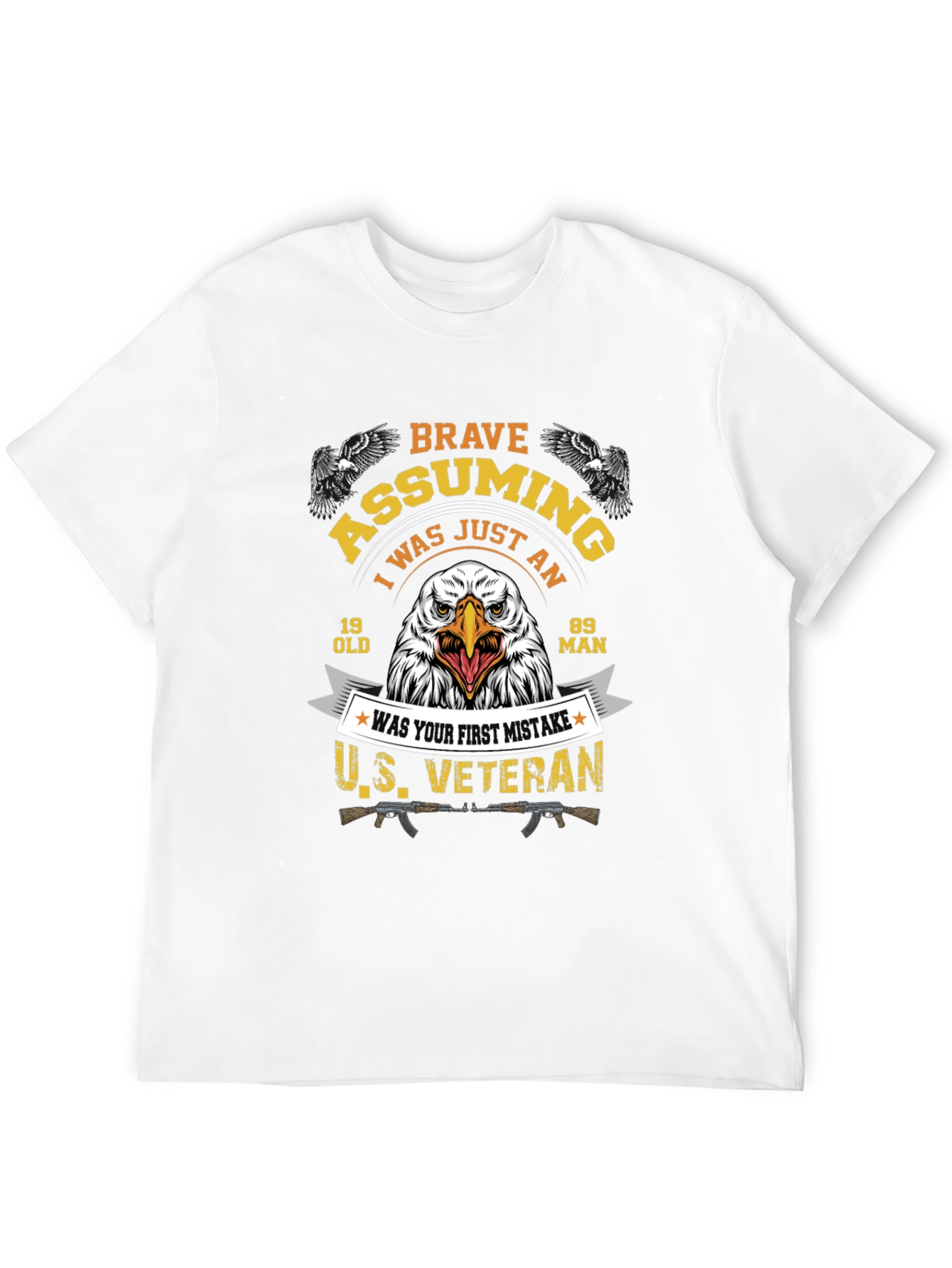 Brave Assuming Veteran Graphic T-Shirt