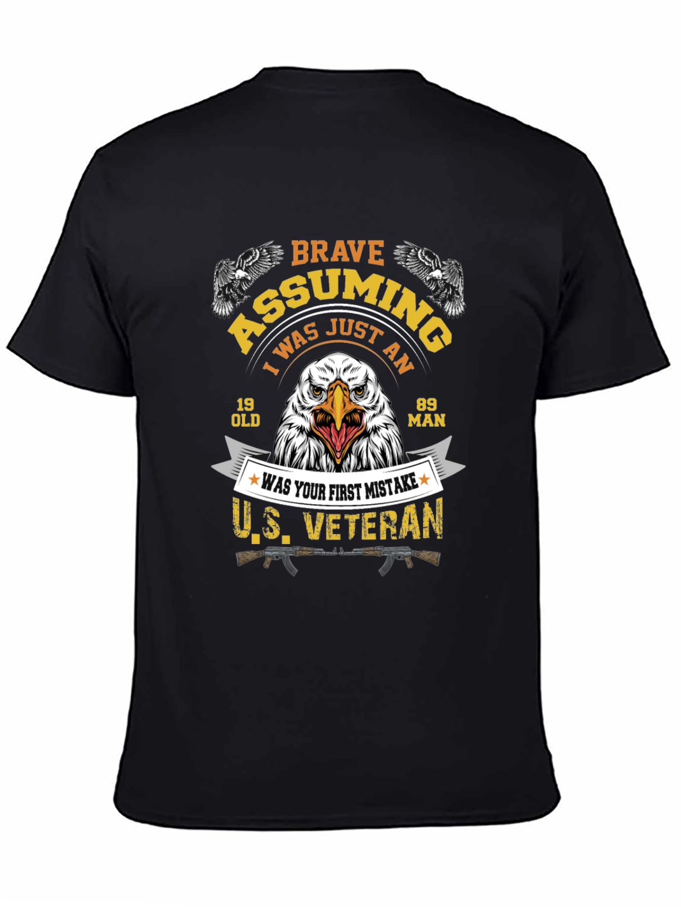 Brave Assuming Veteran Graphic T-Shirt