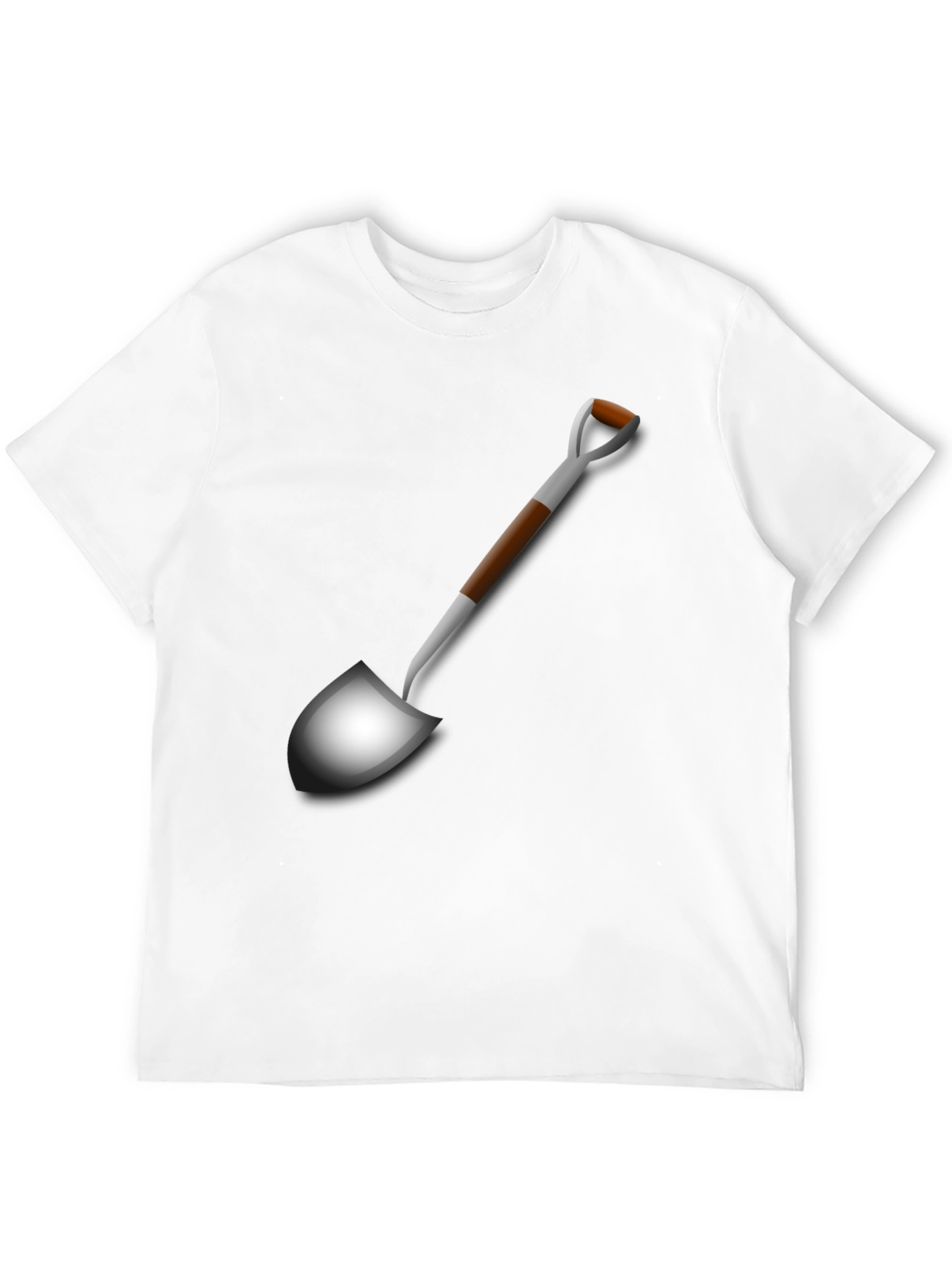 Shovel Graphic Tee - Black Novelty T-Shirt