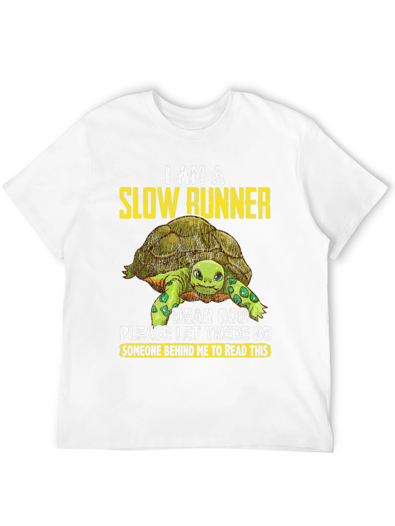 Slow Runner Turtle Graphic T-Shirt