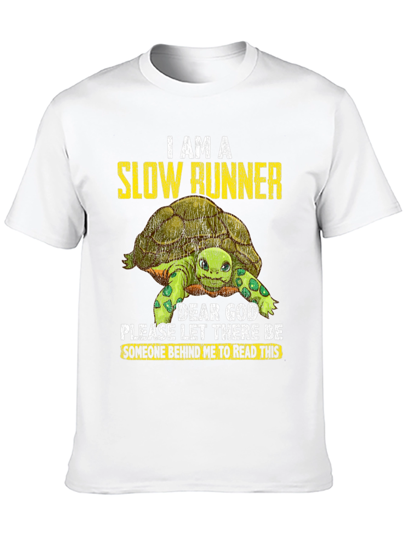 Slow Runner Turtle Graphic T-Shirt