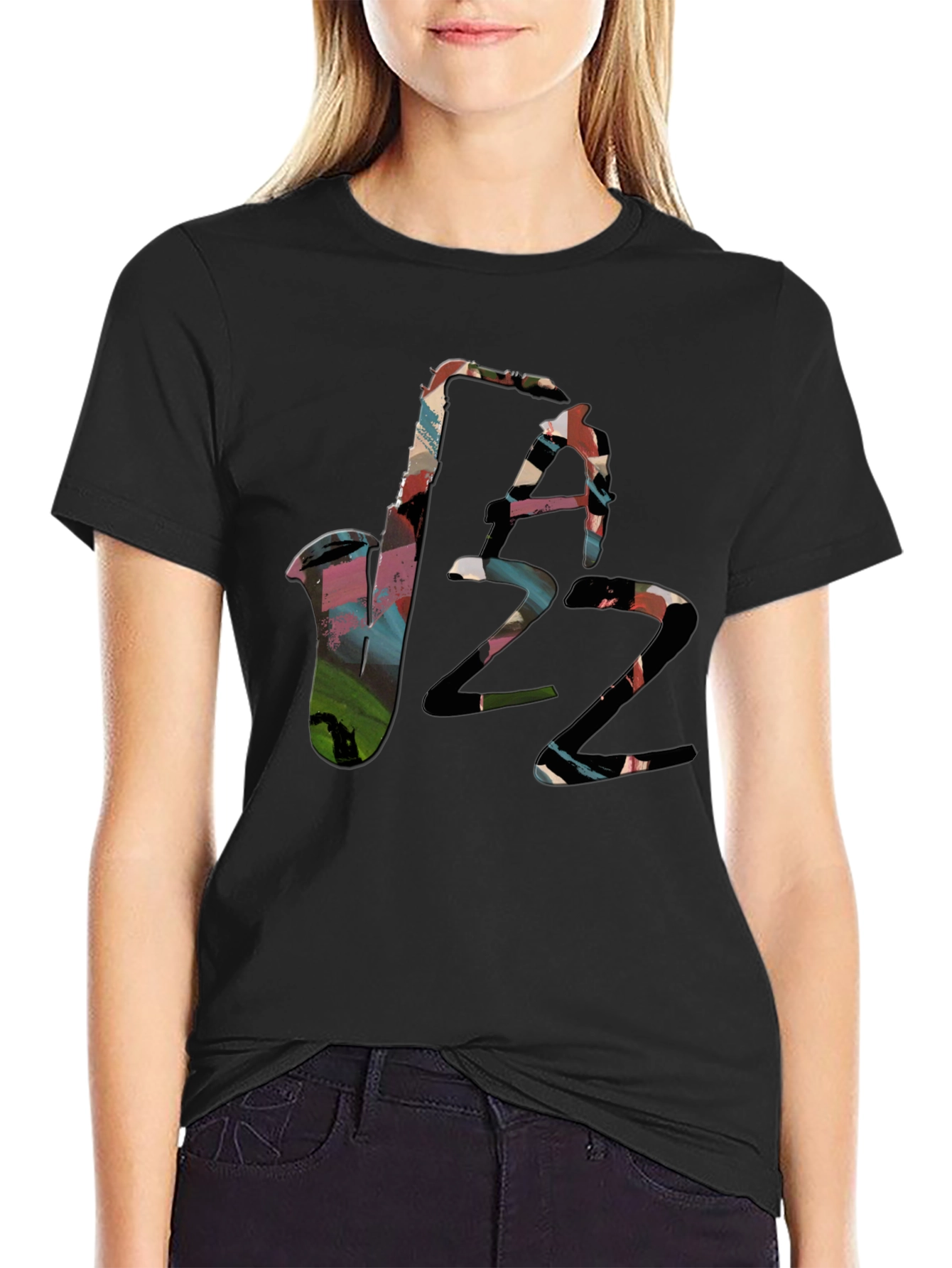Jazz Music Saxophone Graphic T-Shirt