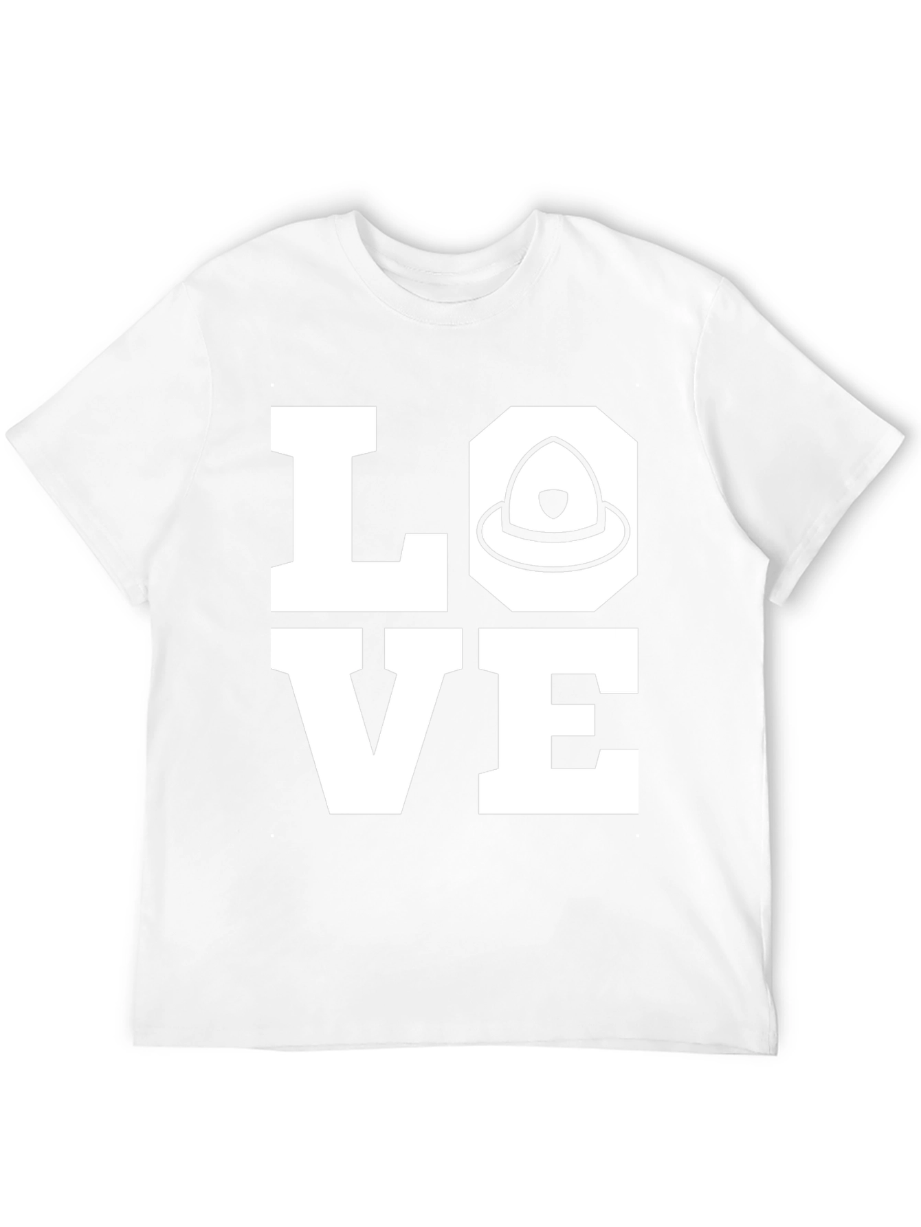 Firefighter Love Black T-Shirt
