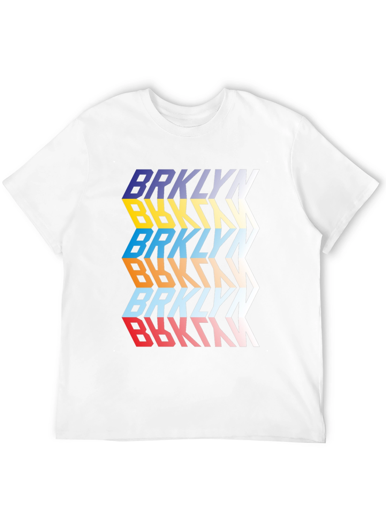 Brooklyn Retro Graphic Print Mens Tee - Black