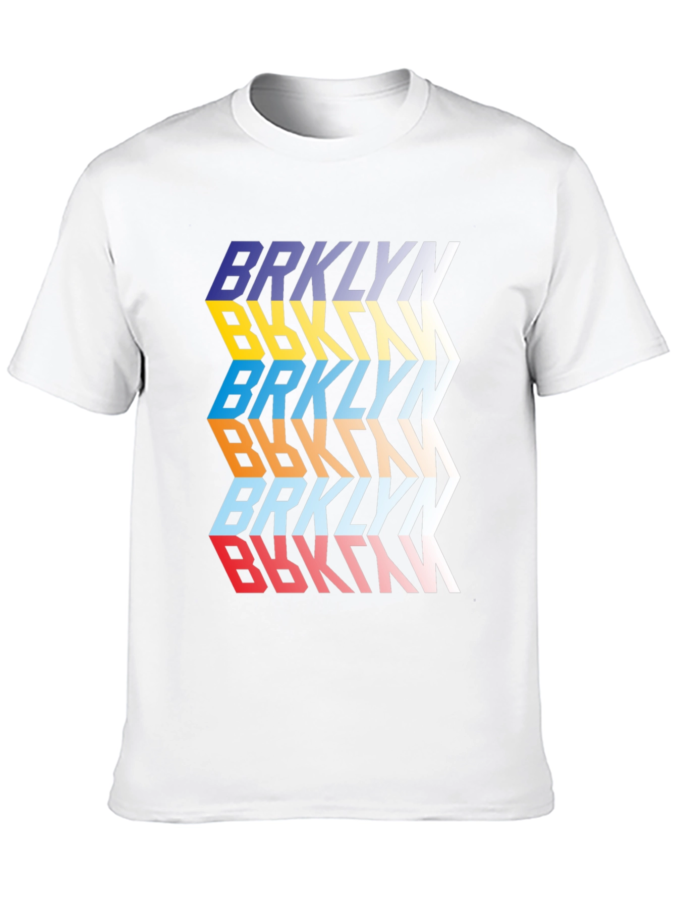 Brooklyn Retro Graphic Print Mens Tee - Black