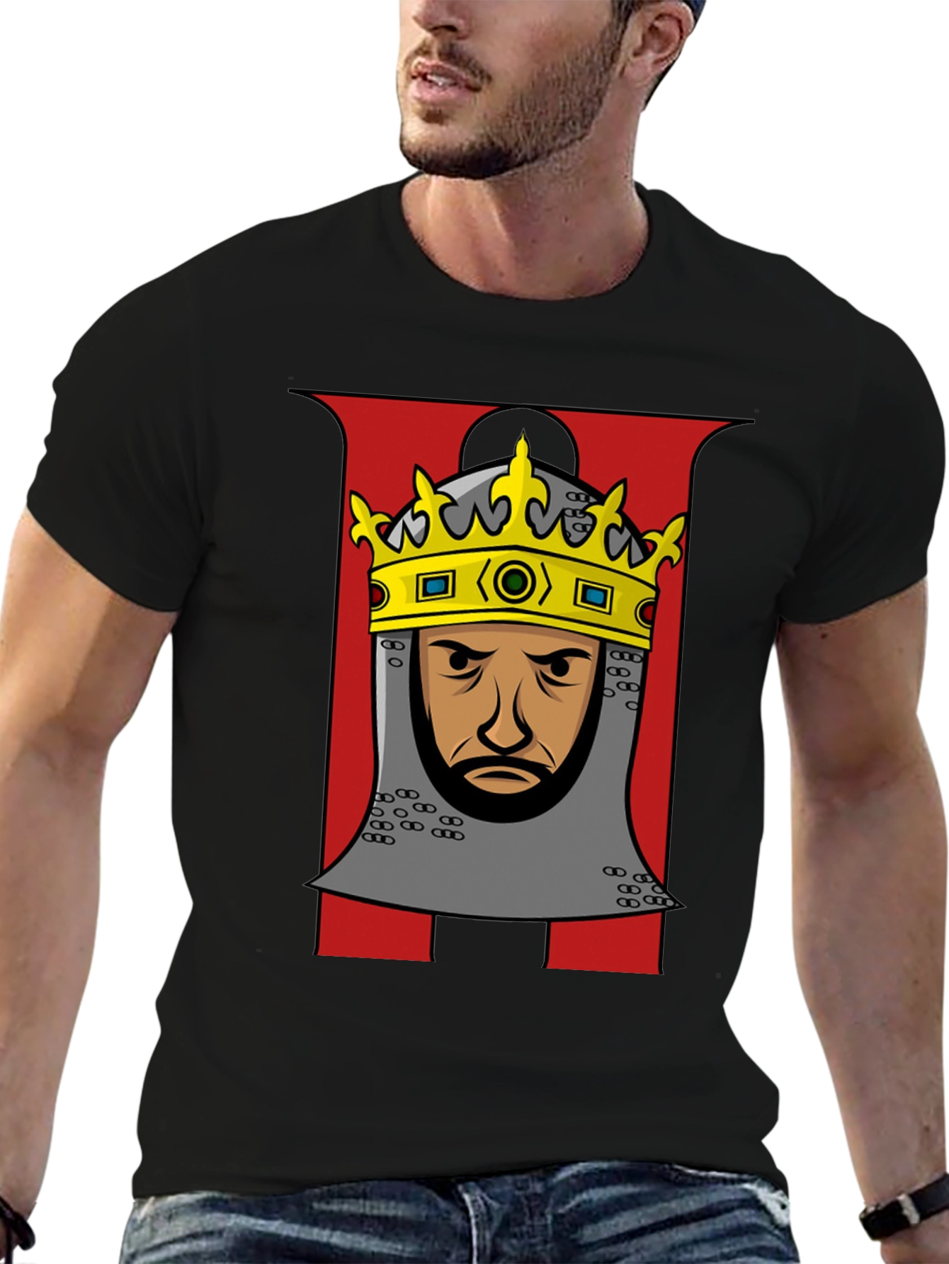 King Graphic T-Shirt - Bold & Unique Design