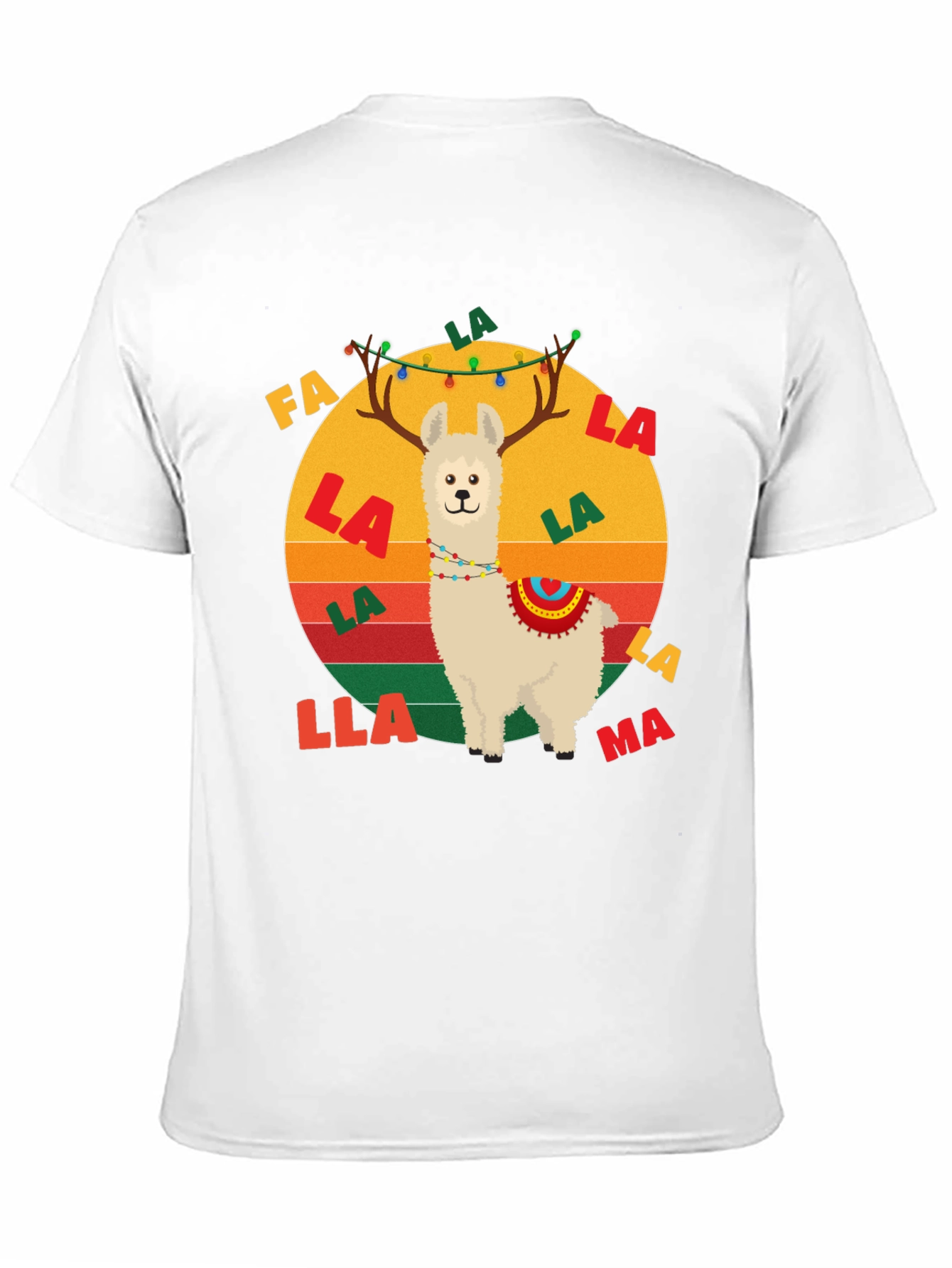 Fa La Llama Christmas Graphic Tee