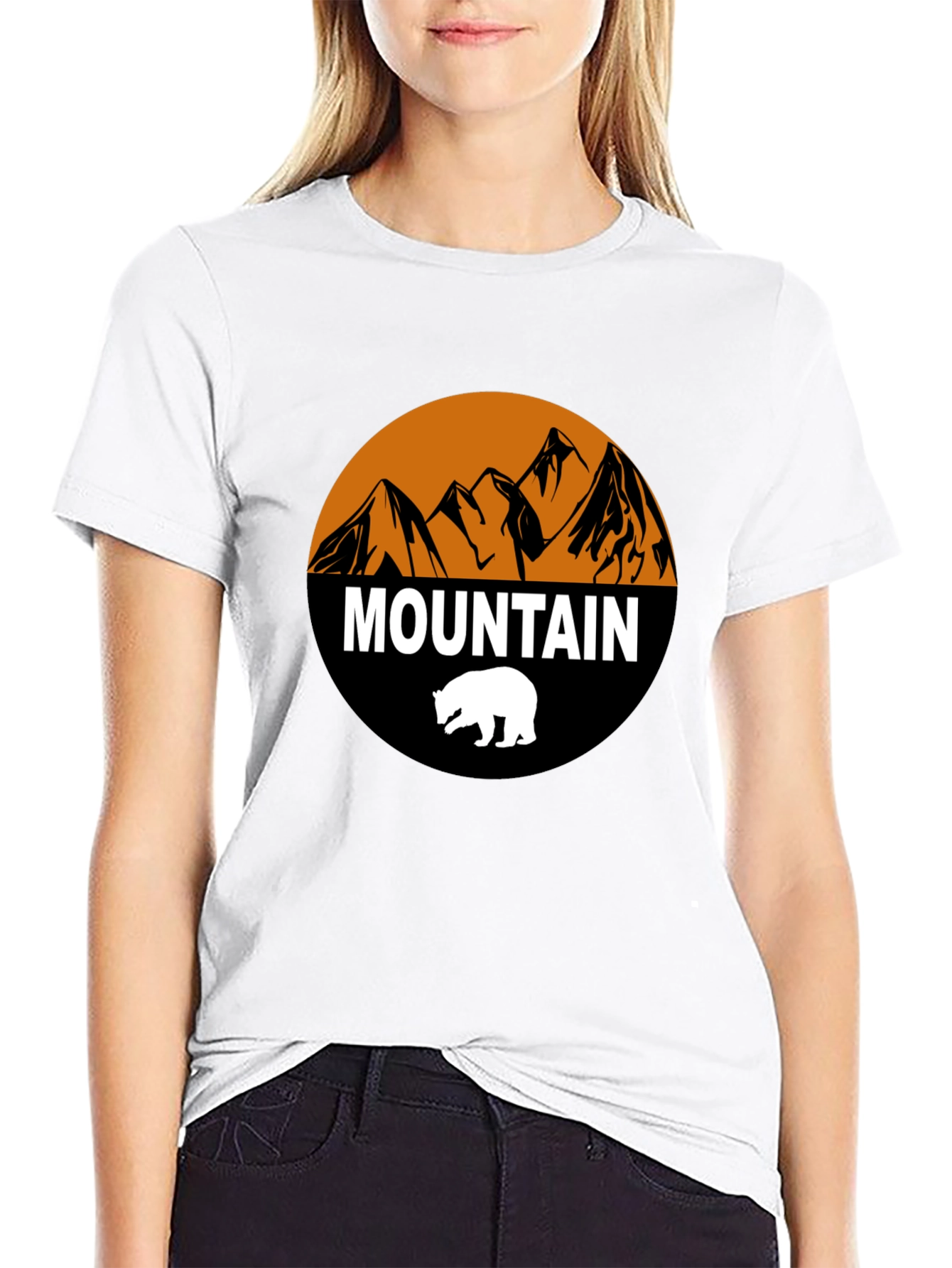 Mountain Bear Graphic T-Shirt