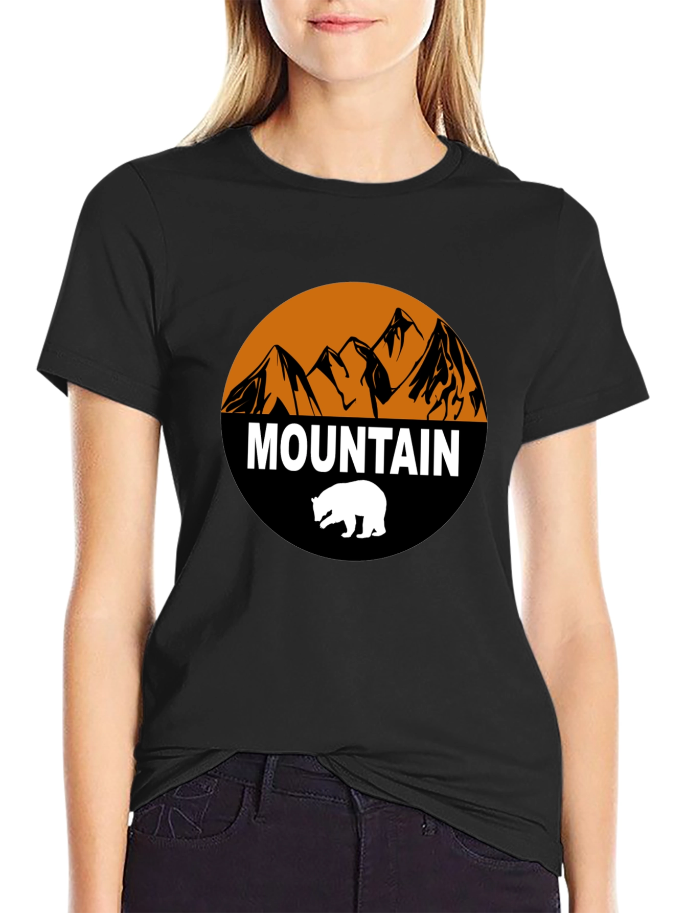 Mountain Bear Graphic T-Shirt