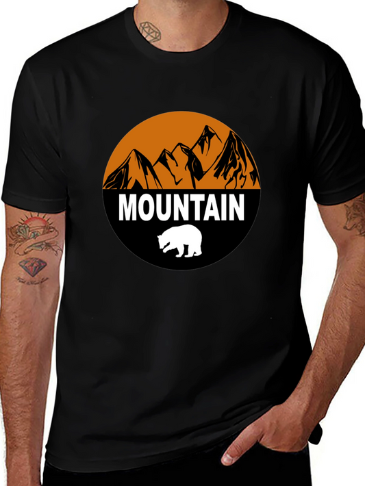 Mountain Bear Graphic T-Shirt
