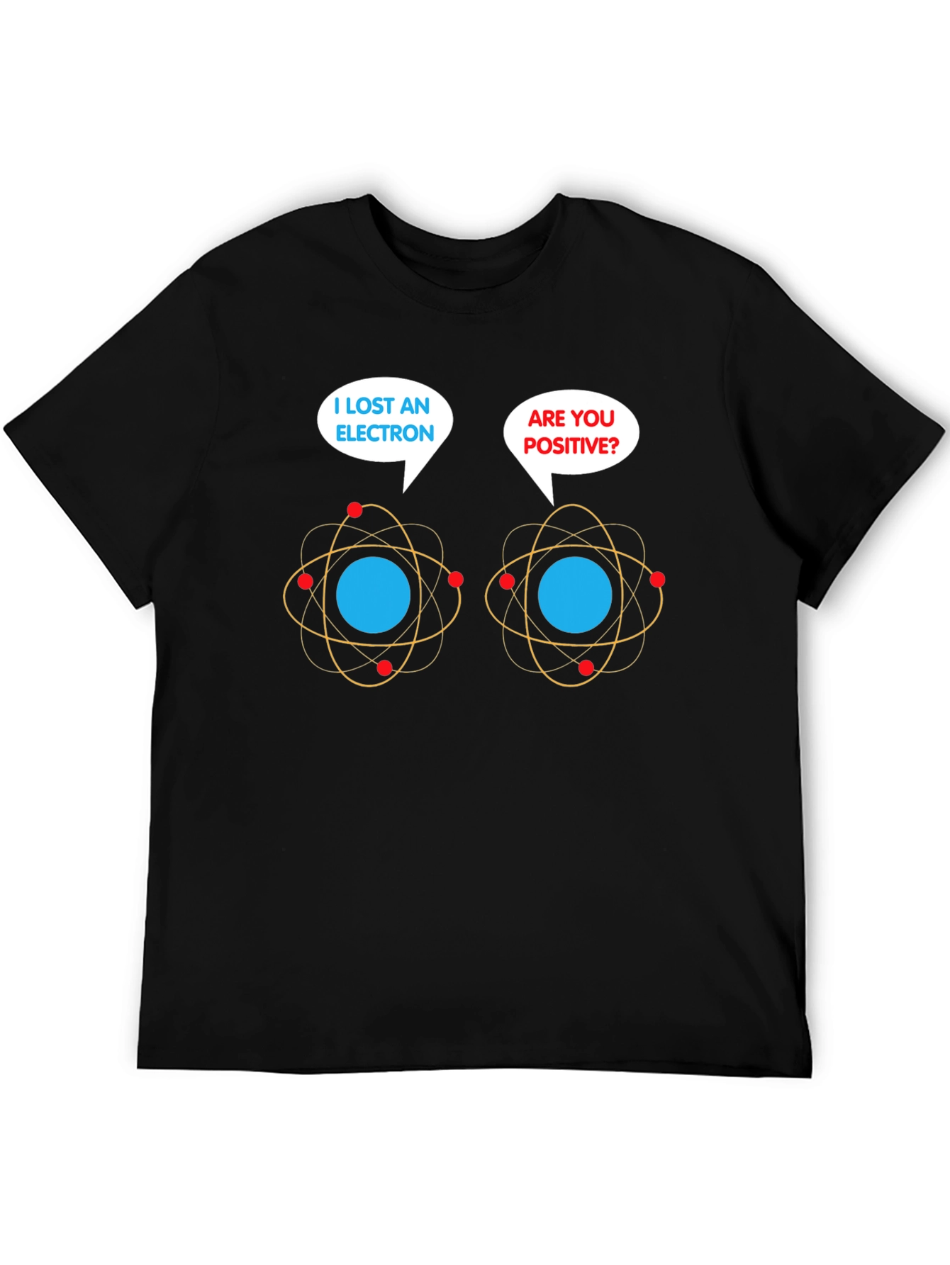 Lost Electron T-Shirt: Funny Chemistry Pun Tee