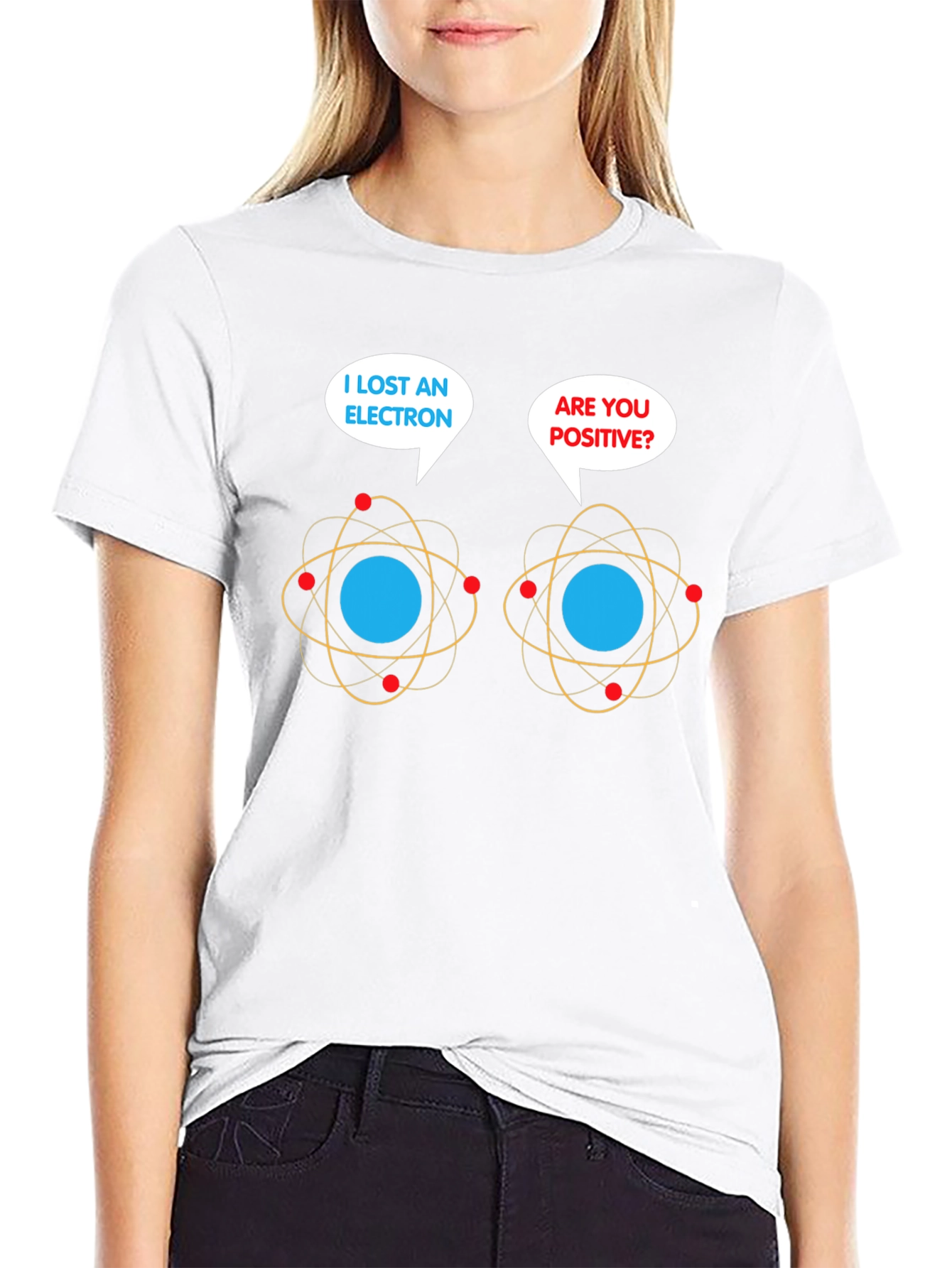 Lost Electron T-Shirt: Funny Chemistry Pun Tee