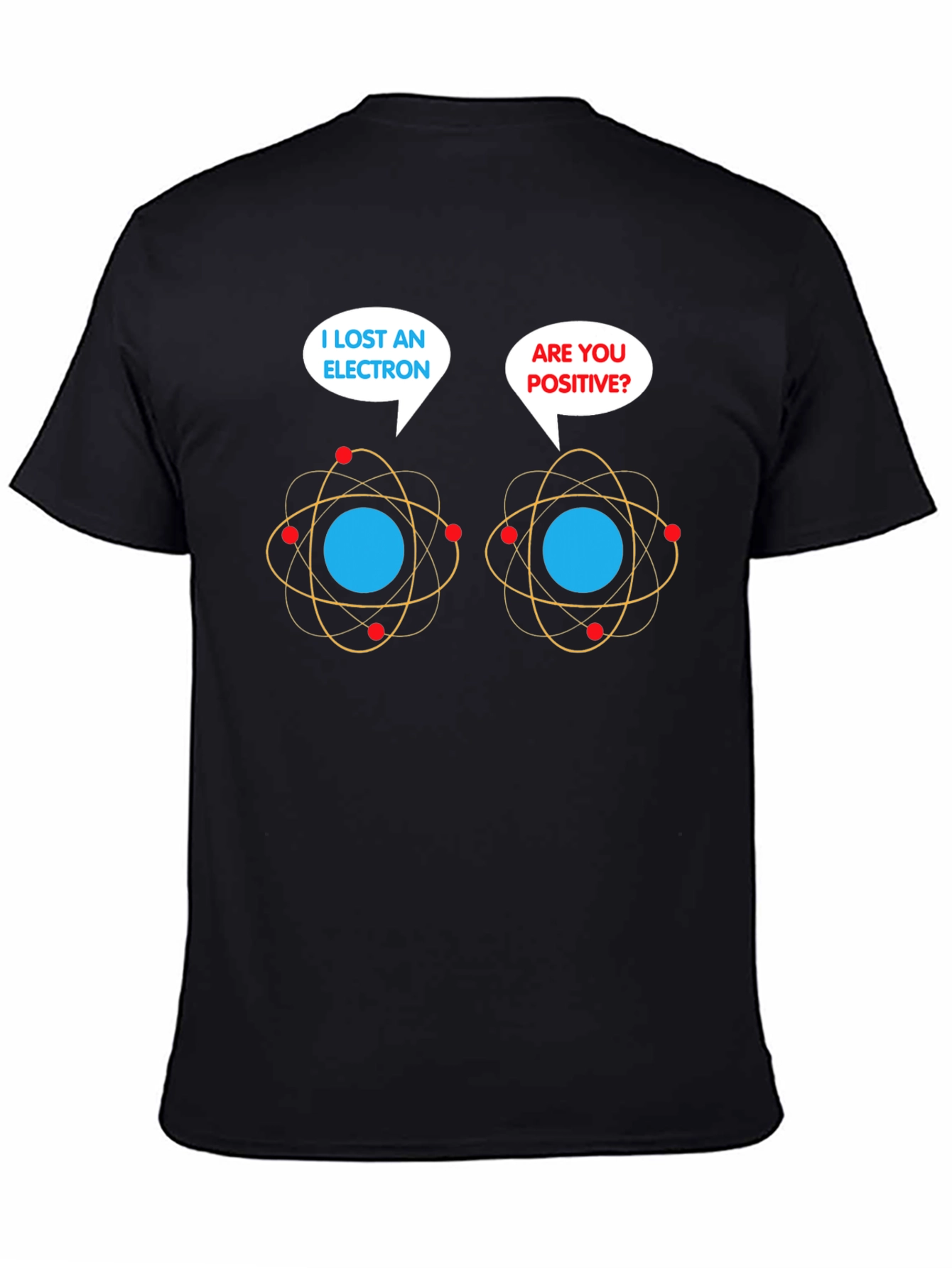 Lost Electron T-Shirt: Funny Chemistry Pun Tee
