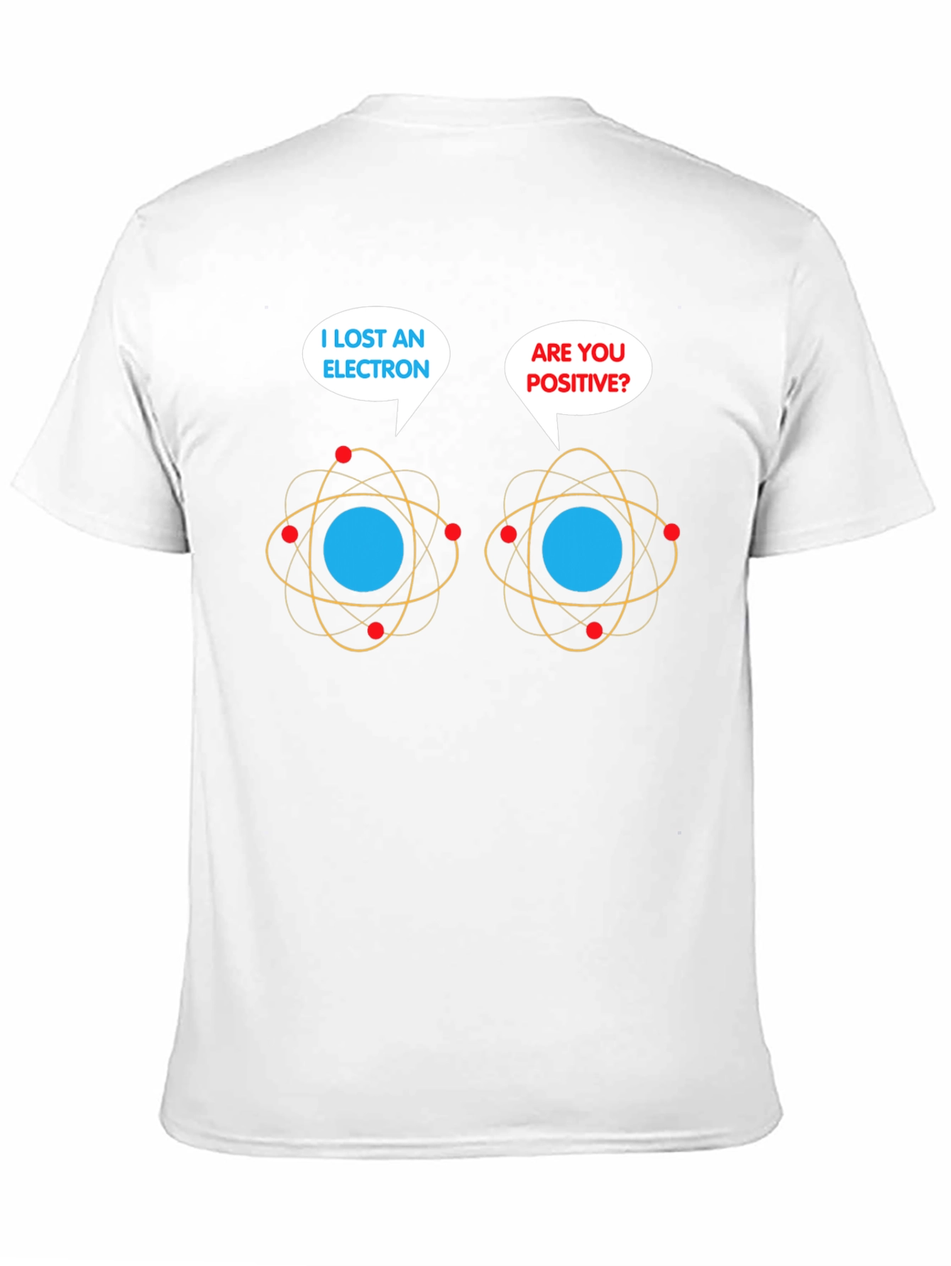 Lost Electron T-Shirt: Funny Chemistry Pun Tee