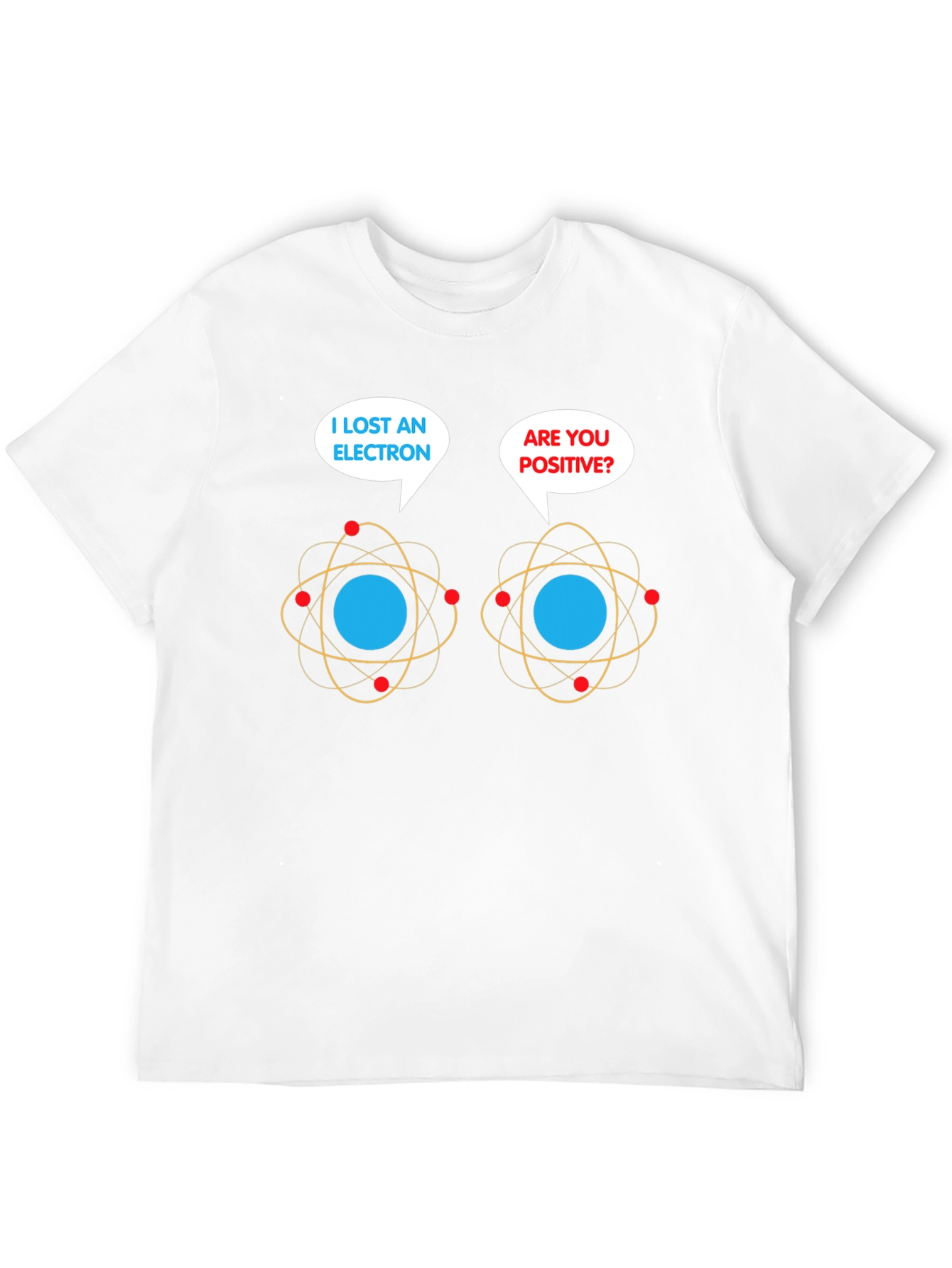 Lost Electron T-Shirt: Funny Chemistry Pun Tee