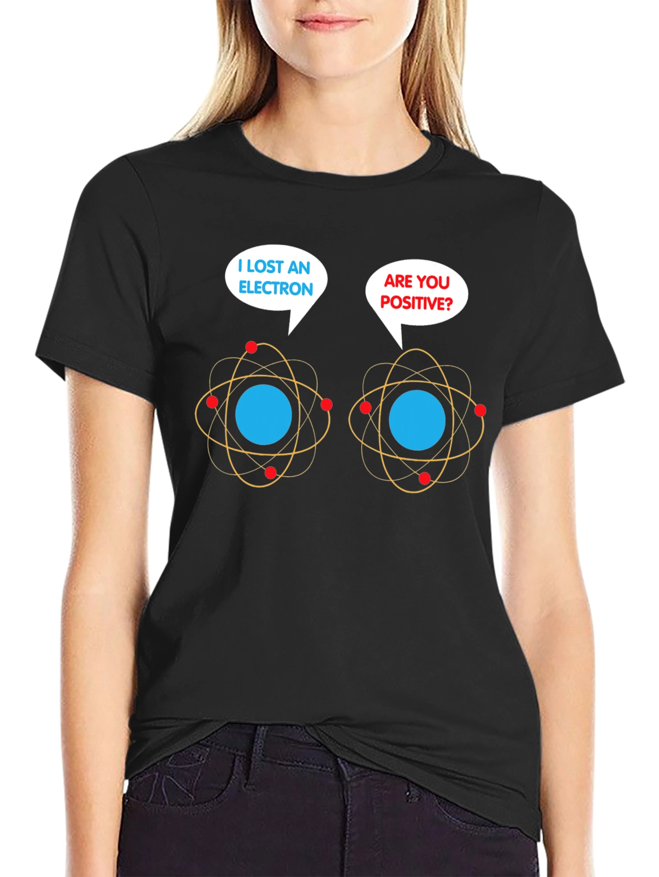 Lost Electron T-Shirt: Funny Chemistry Pun Tee