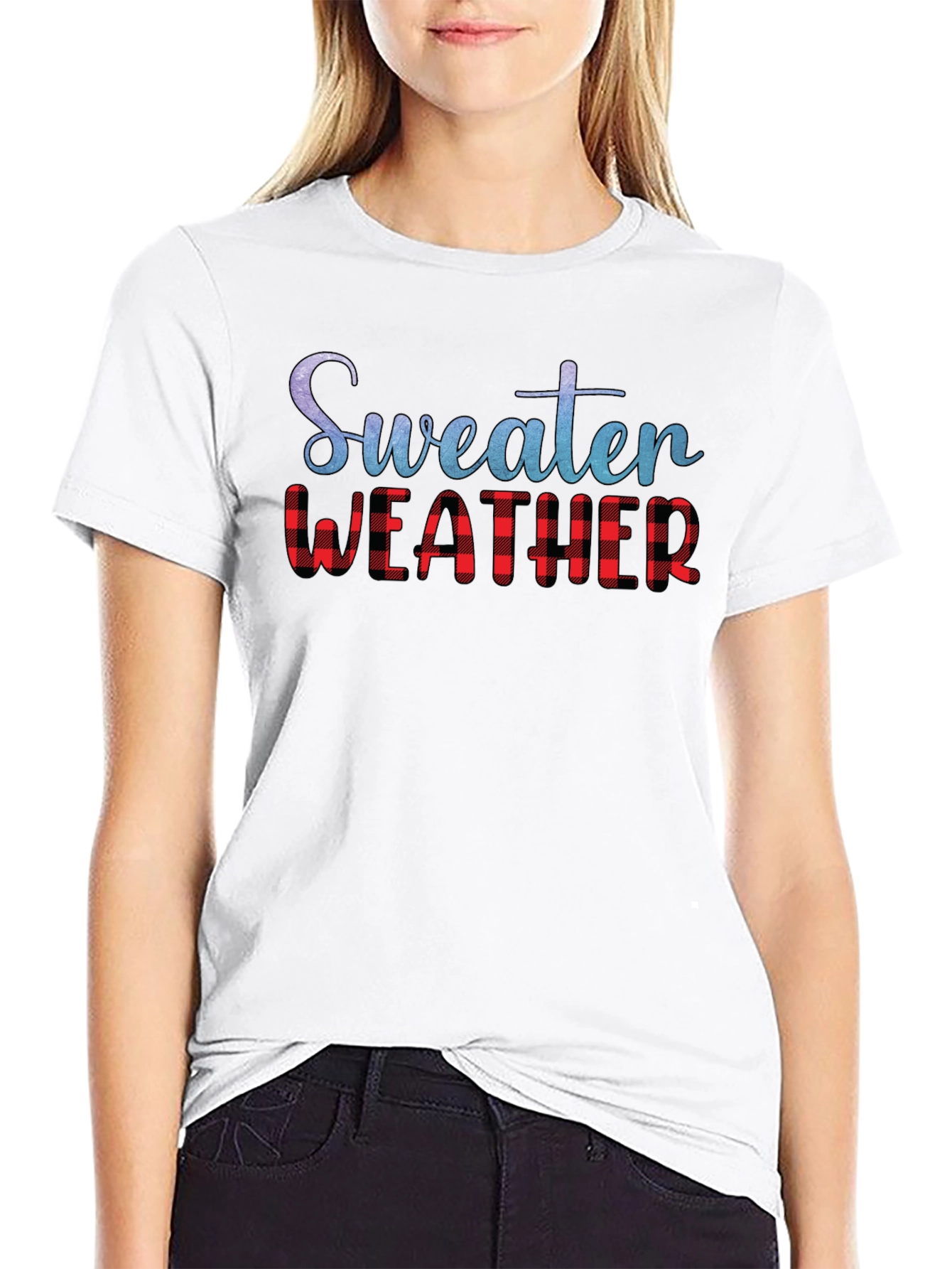 Sweater Weather Graphic Tee - Cozy Season Shirt