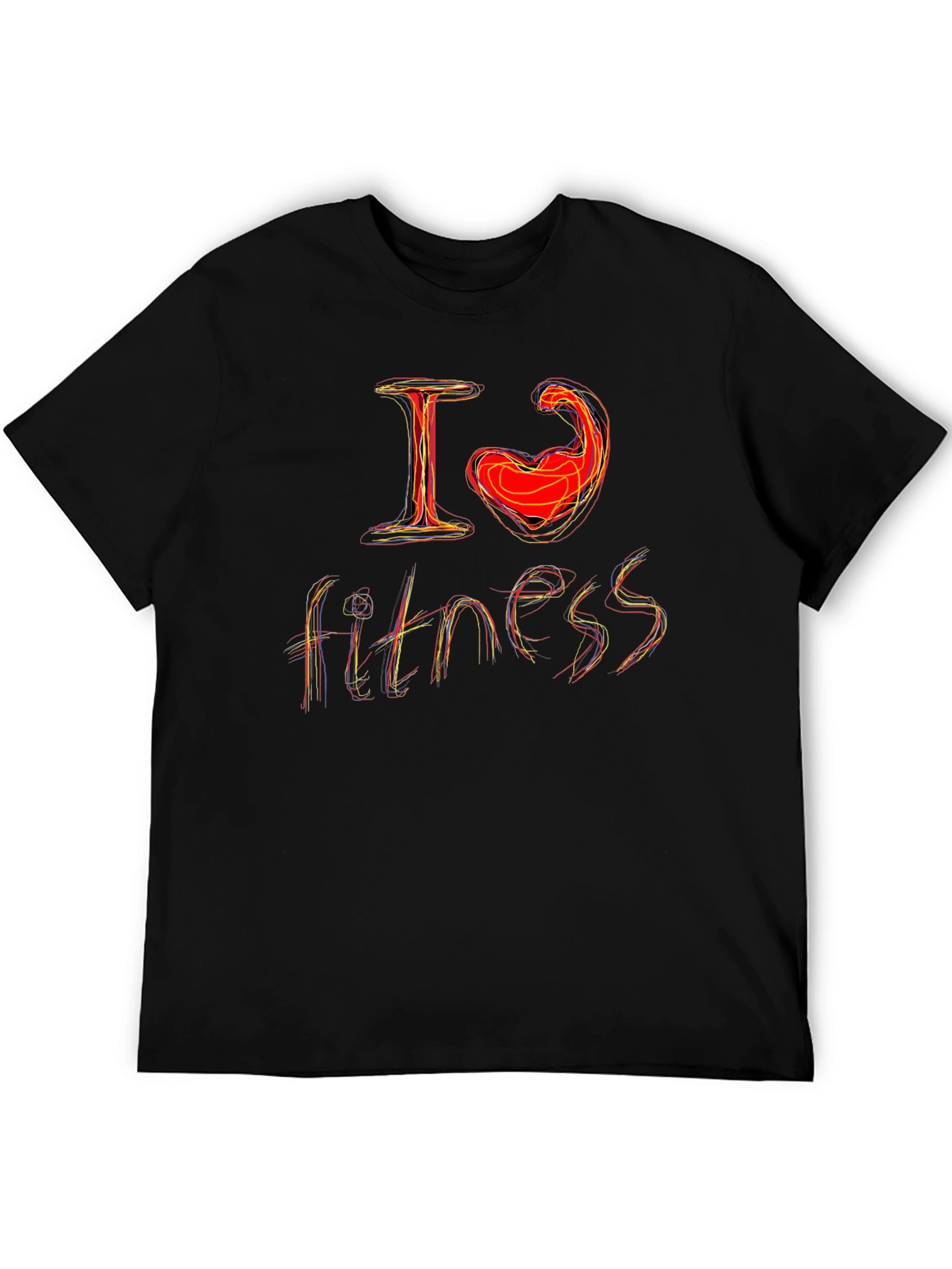 I Love Fitness Graphic T-Shirt