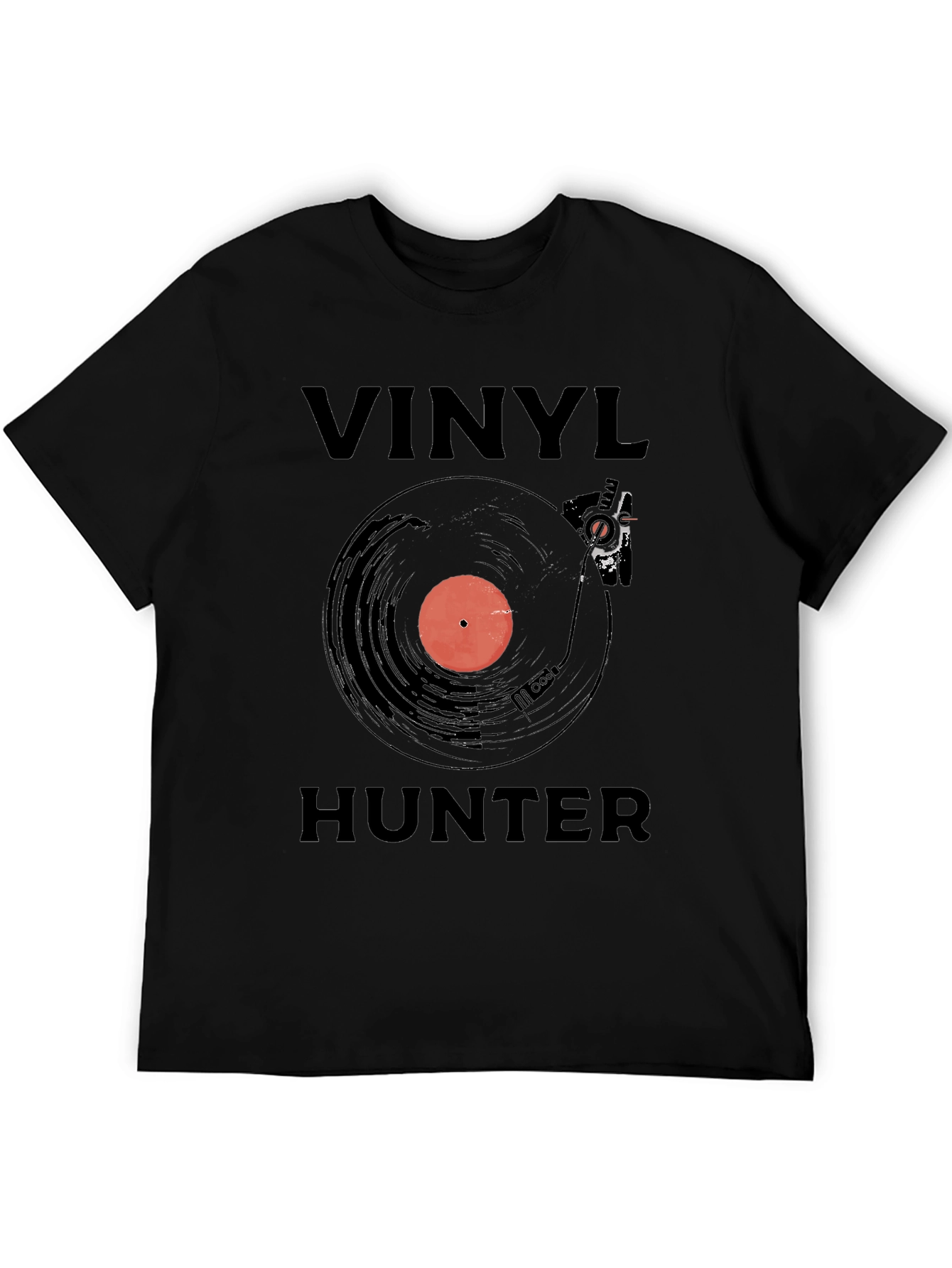 Vinyl Hunter Graphic T-Shirt - Music Lover Tee