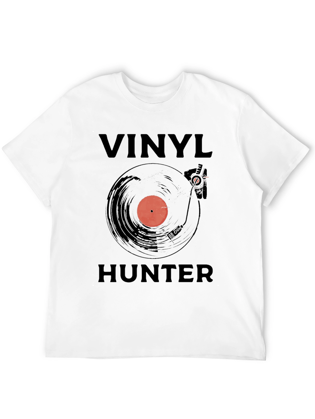 Vinyl Hunter Graphic T-Shirt - Music Lover Tee