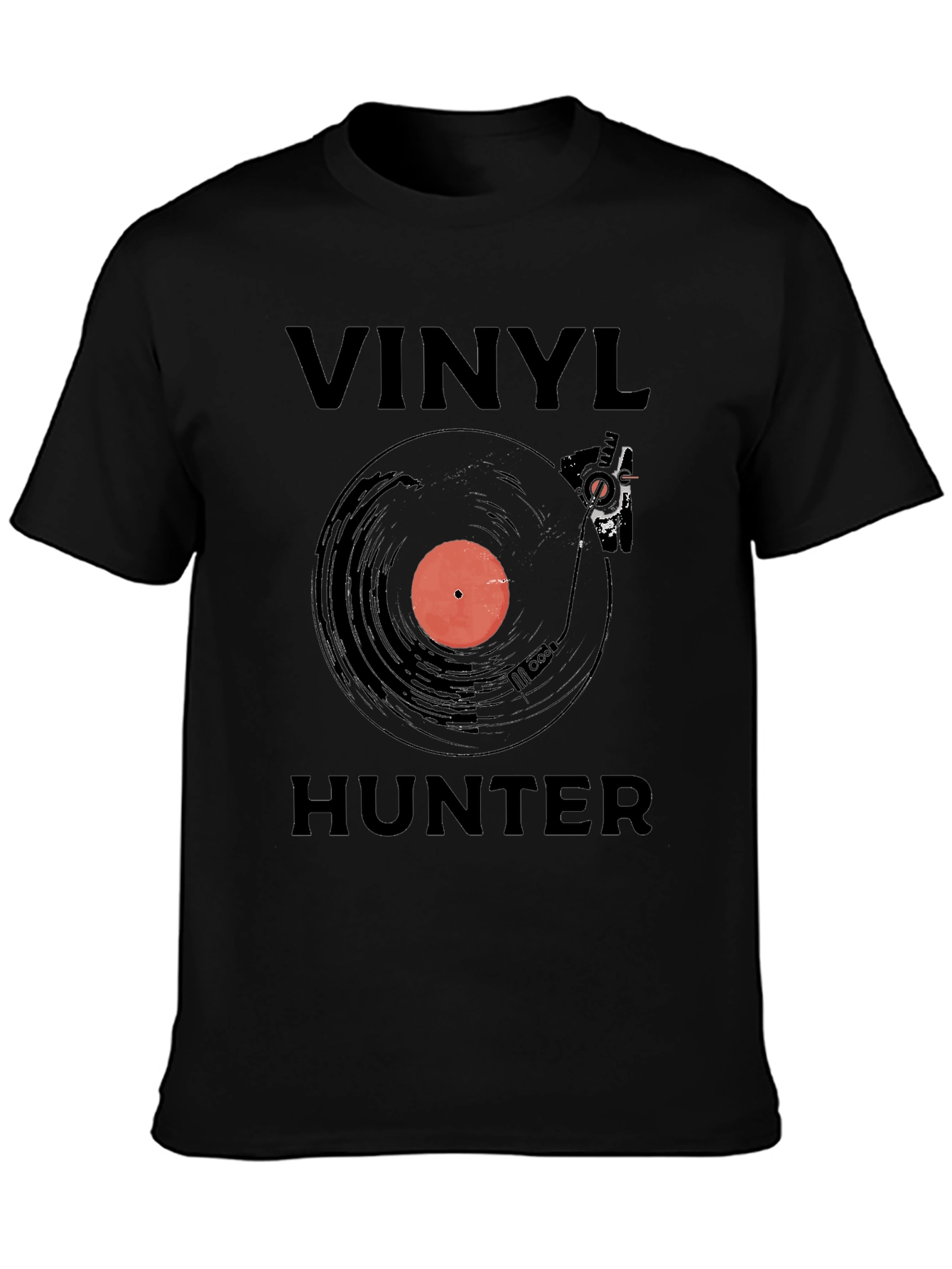 Vinyl Hunter Graphic T-Shirt - Music Lover Tee