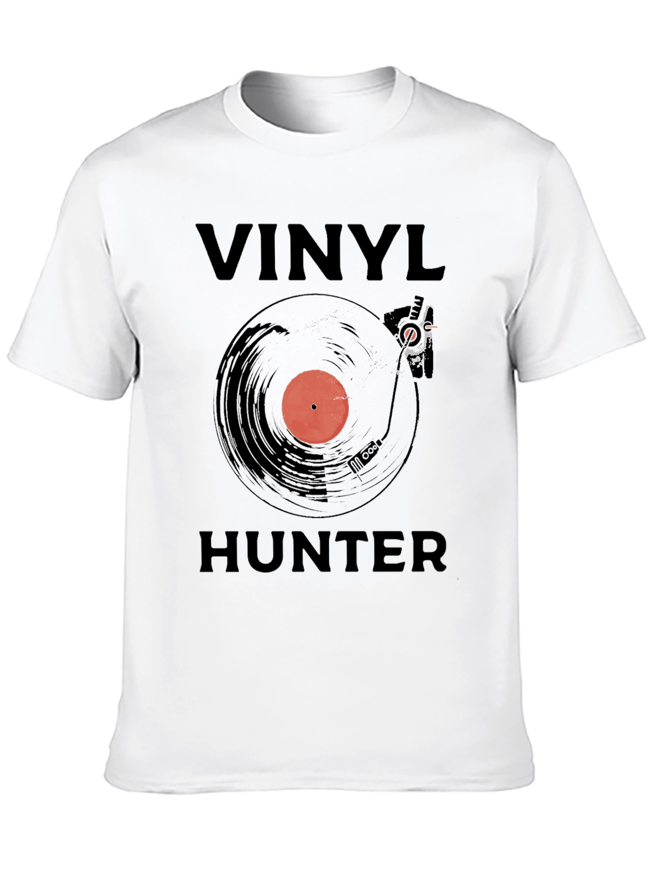 Vinyl Hunter Graphic T-Shirt - Music Lover Tee