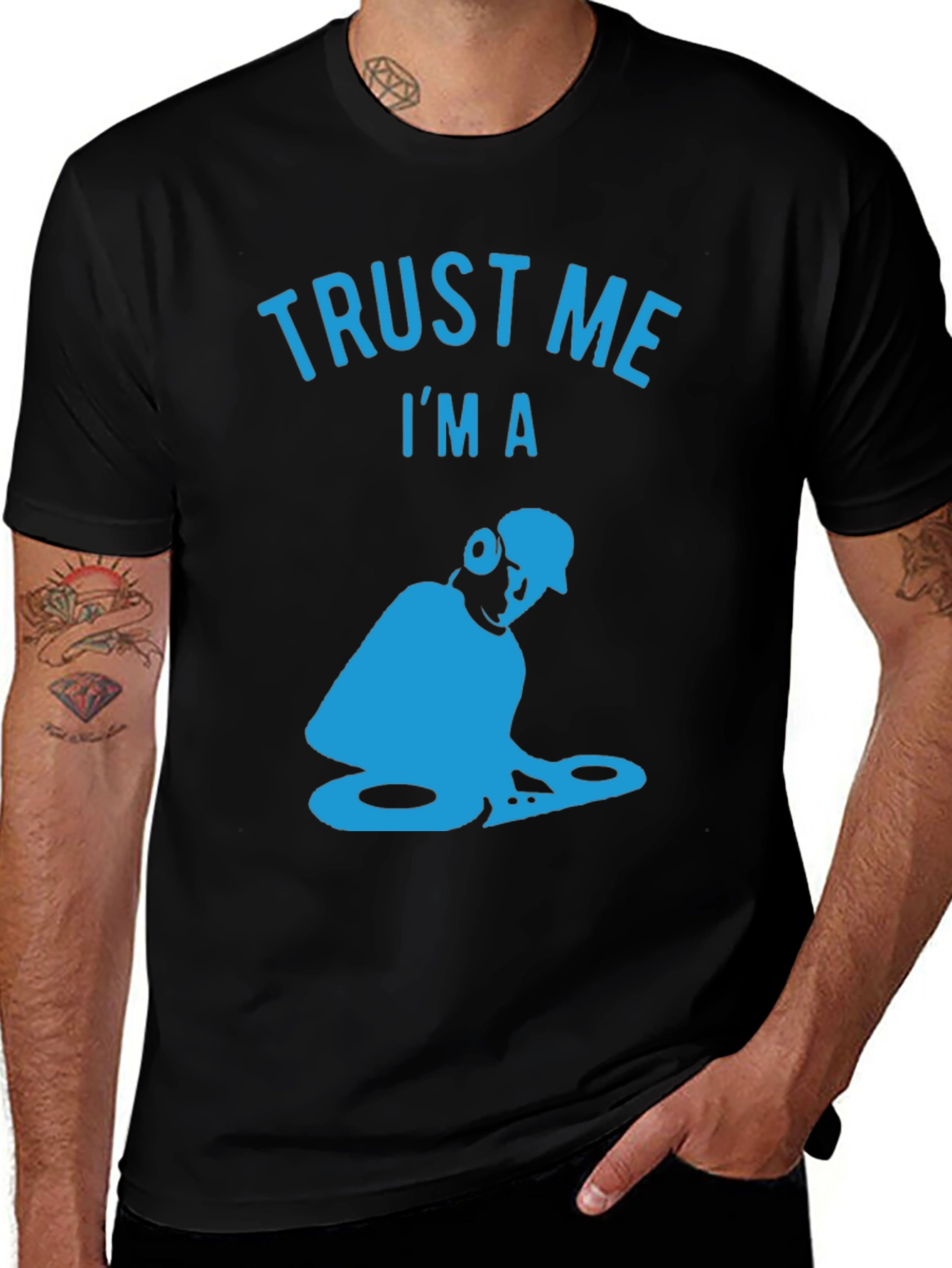 Trust Me Im A DJ T-Shirt - Black