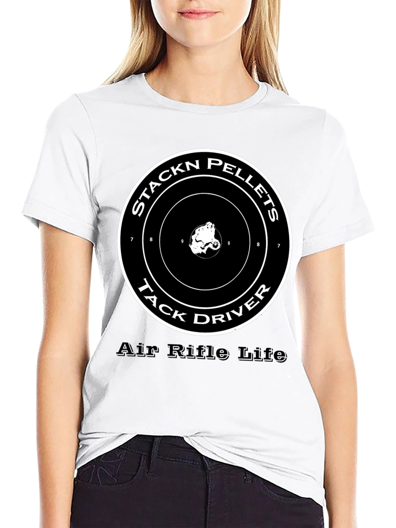 Stackn Pellets Tack Driver Air Rifle T-Shirt