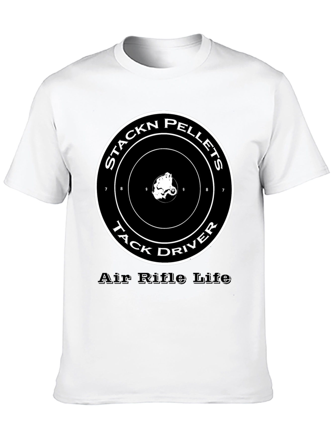 Stackn Pellets Tack Driver Air Rifle T-Shirt