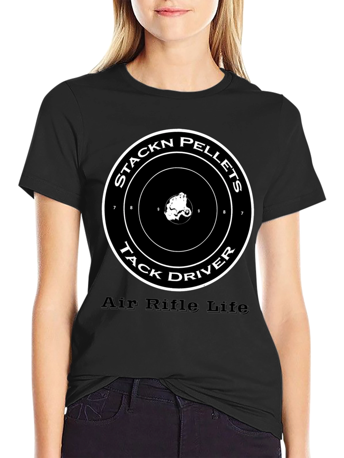 Stackn Pellets Tack Driver Air Rifle T-Shirt