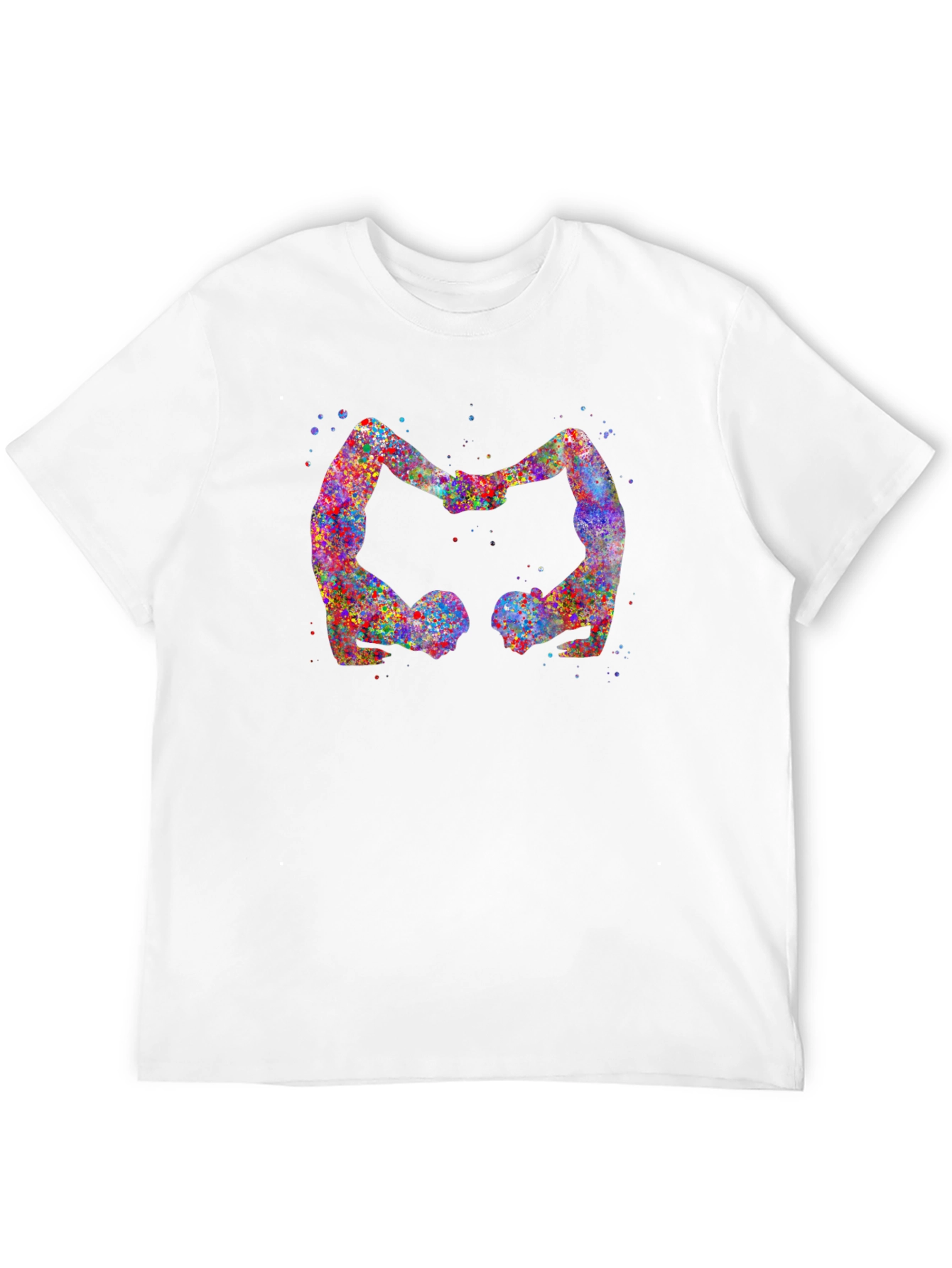 Yoga Lovers Black T-Shirt