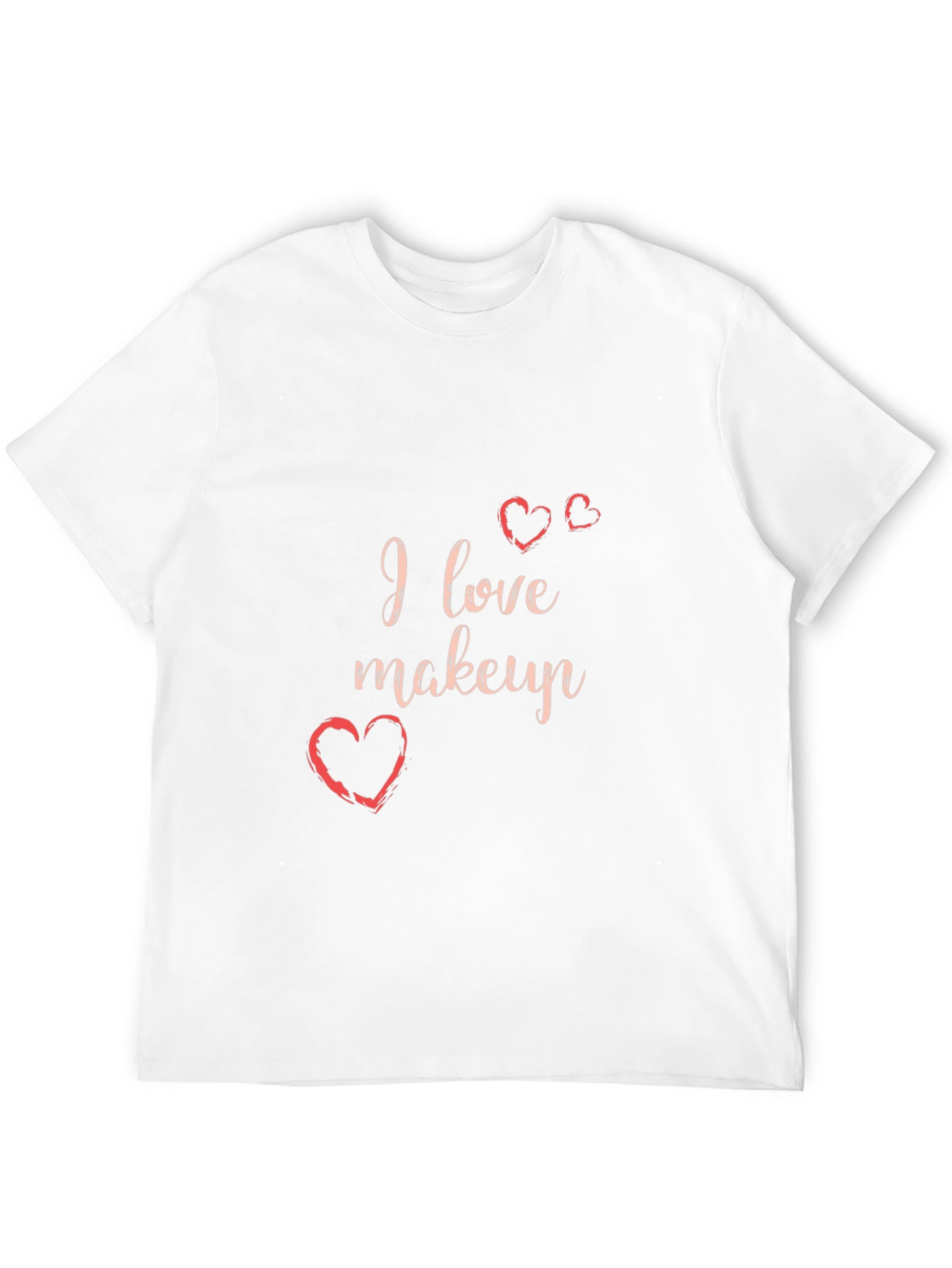 I Love Makeup Graphic Tee - Stylish Casual Wear
