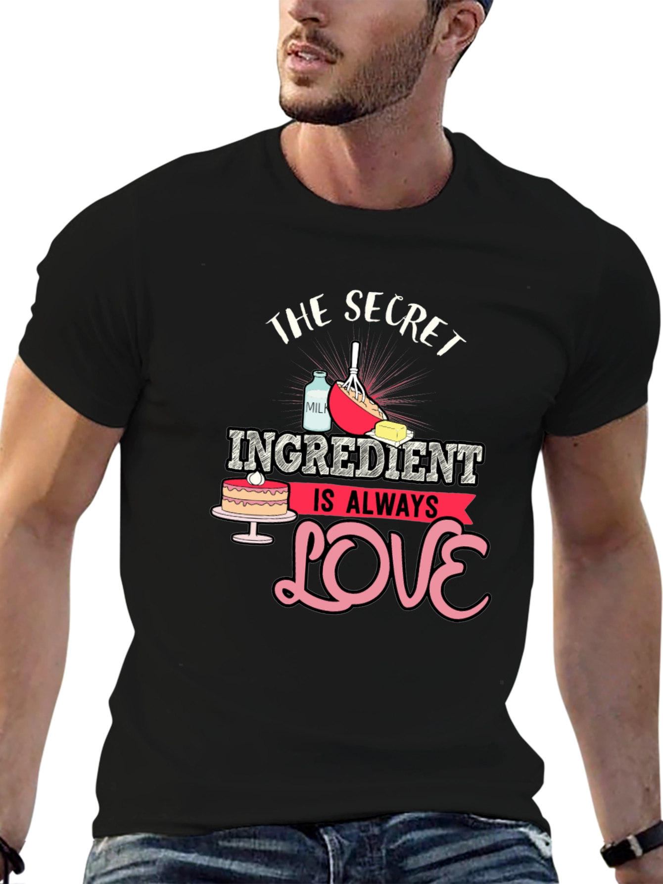 Secret Ingredient Love Black T-Shirt
