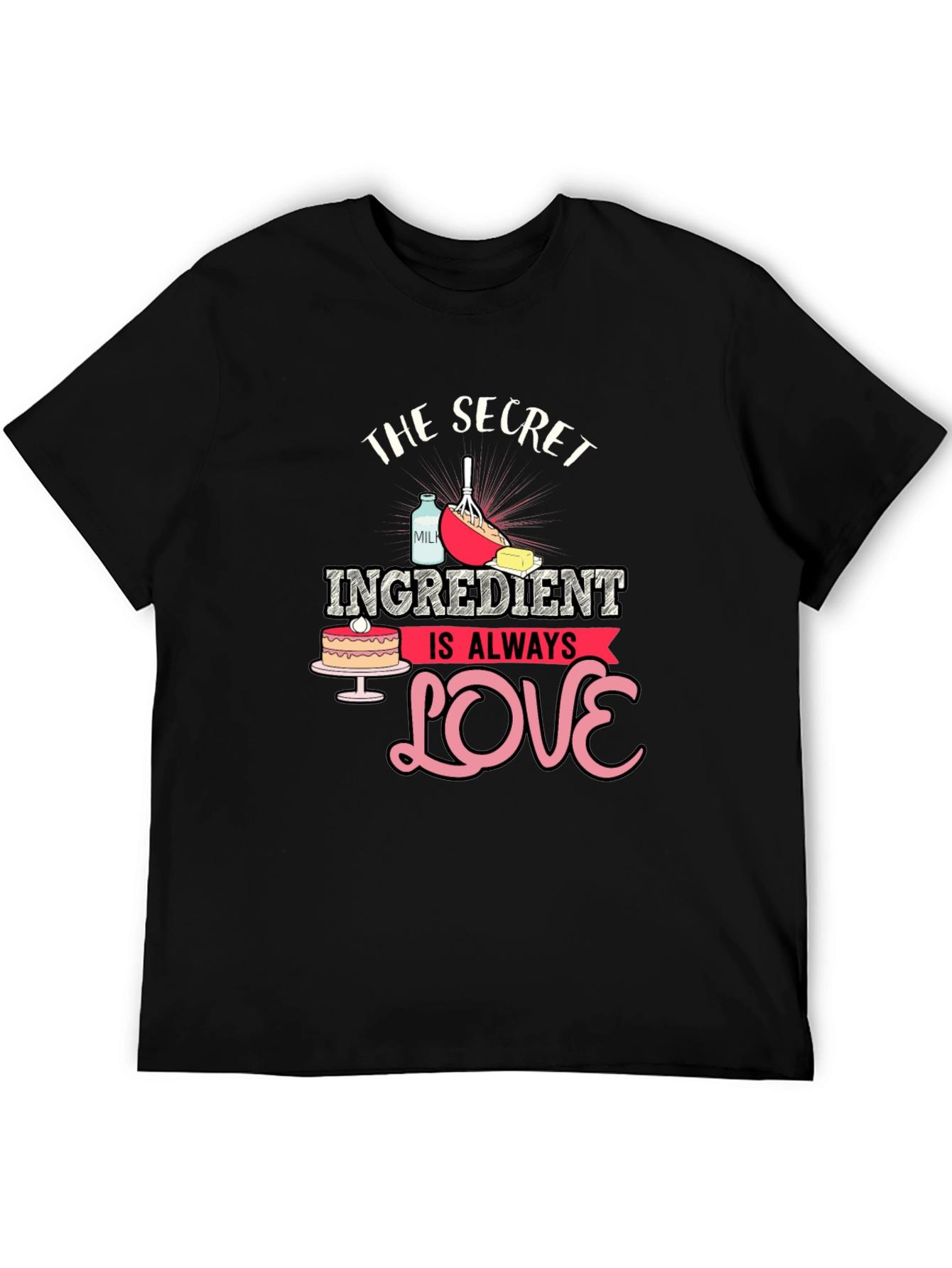 Secret Ingredient Love Black T-Shirt