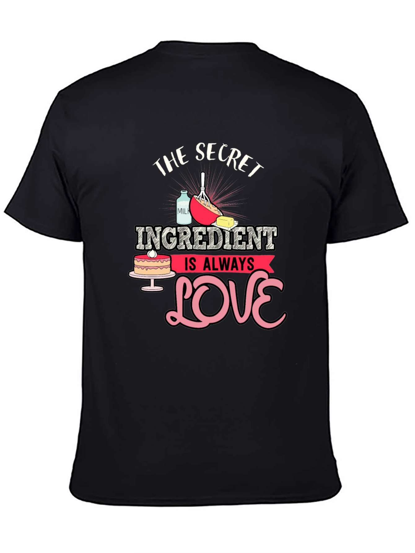 Secret Ingredient Love Black T-Shirt