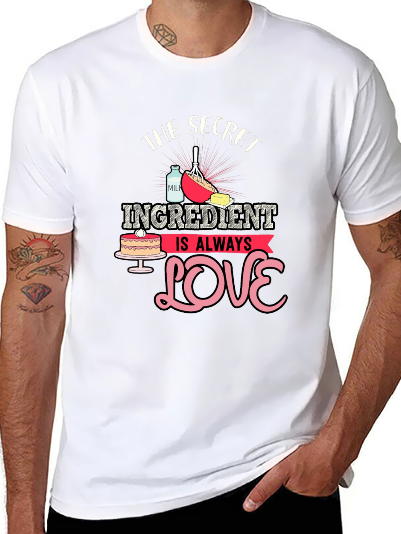 Secret Ingredient Love Black T-Shirt