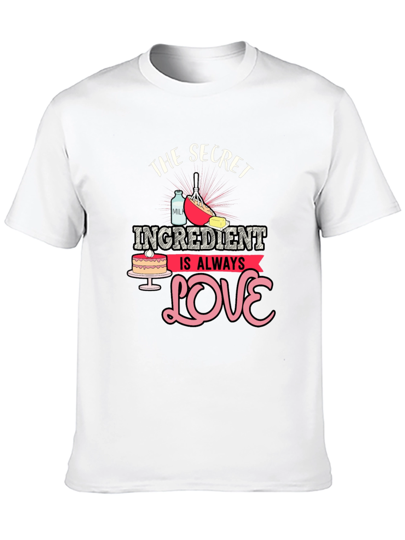Secret Ingredient Love Black T-Shirt
