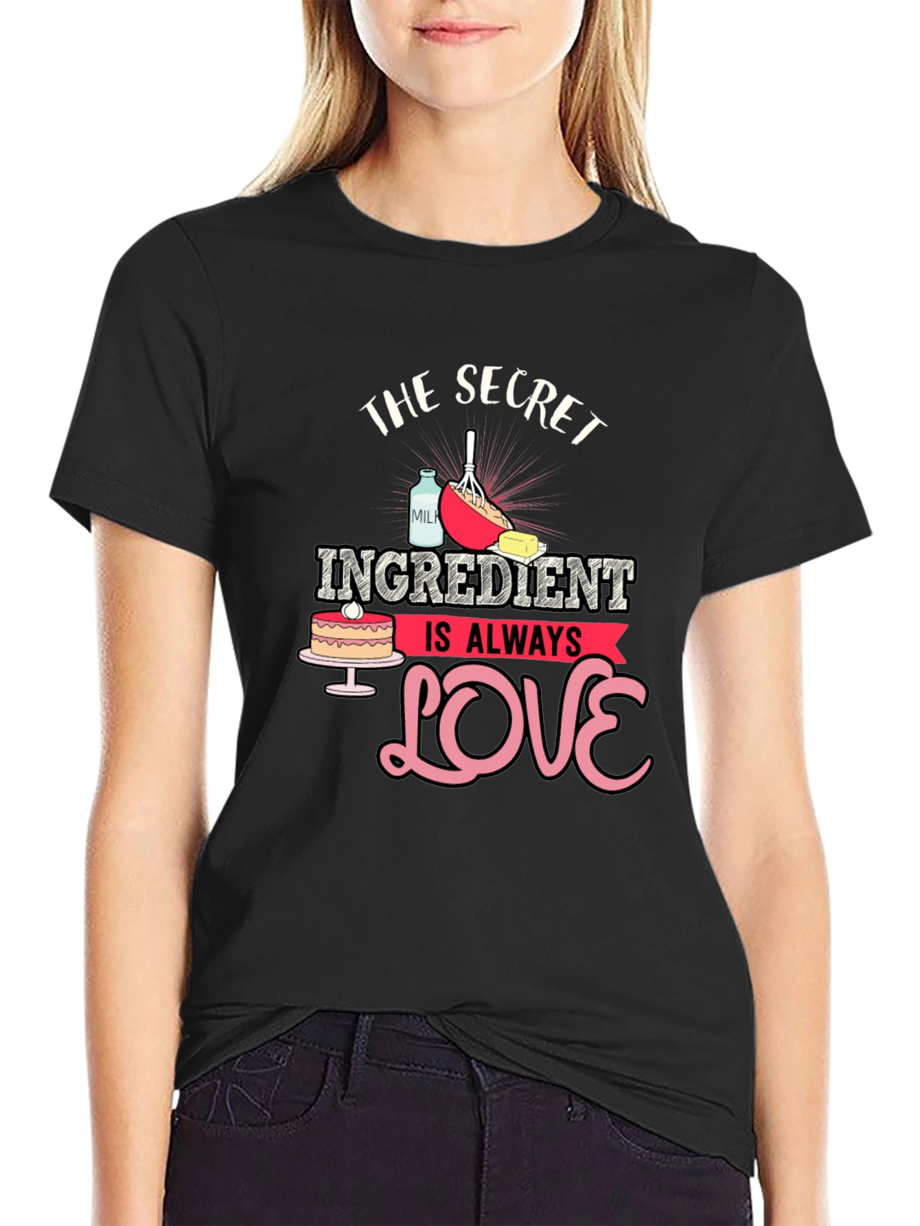 Secret Ingredient Love Black T-Shirt