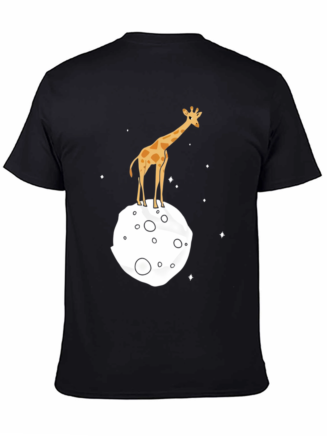Giraffe on the Moon Graphic Tee