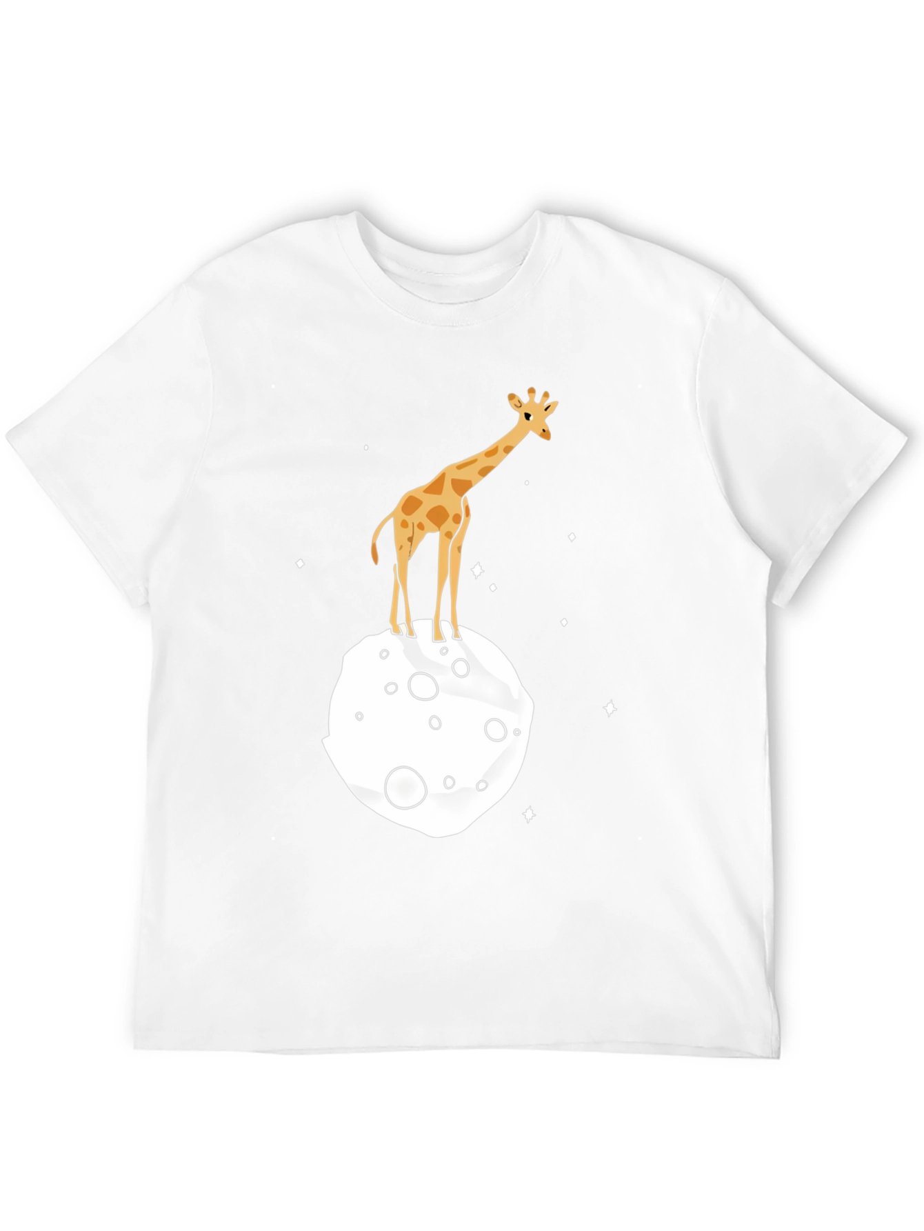 Giraffe on the Moon Graphic Tee