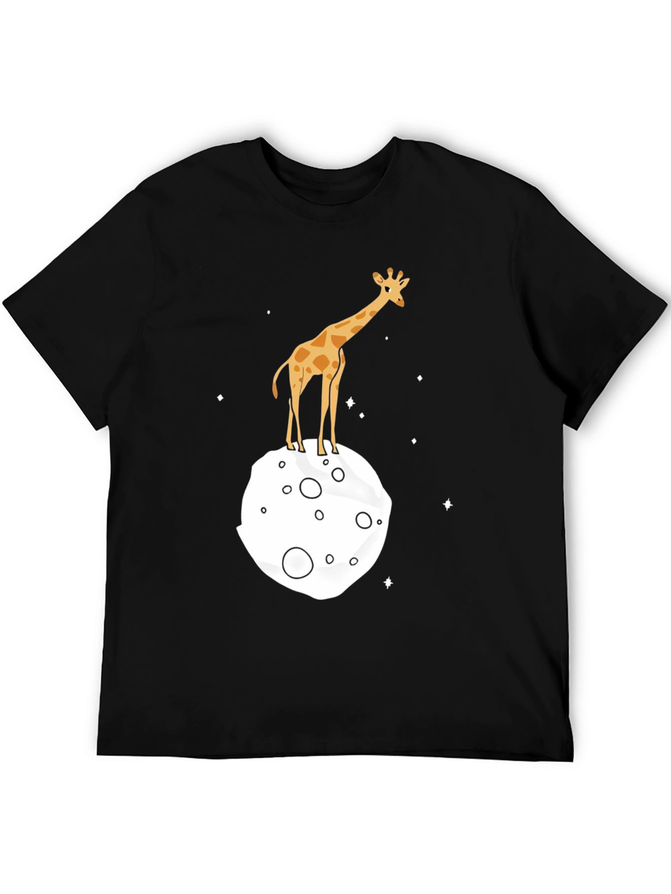 Giraffe on the Moon Graphic Tee