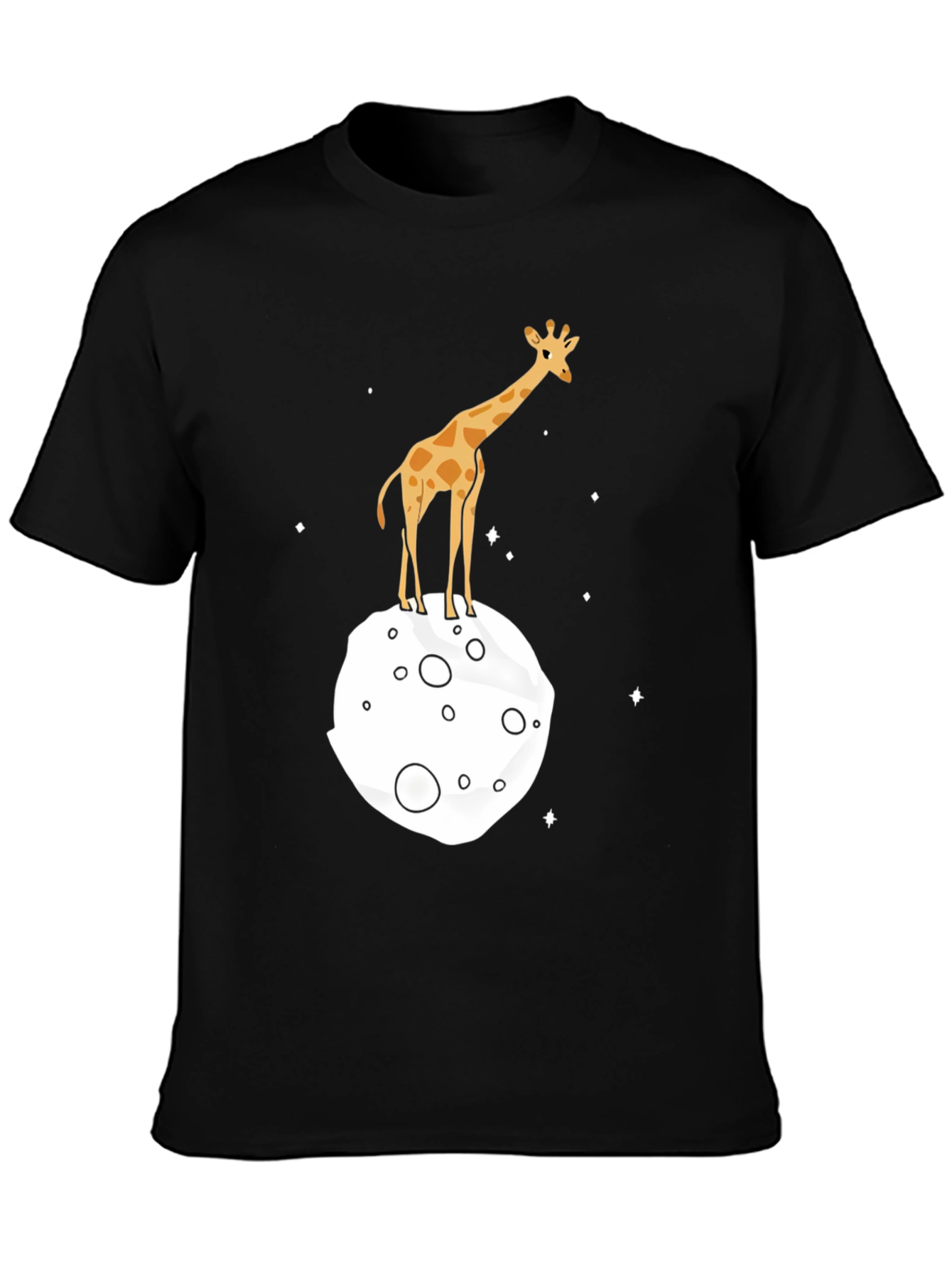 Giraffe on the Moon Graphic Tee