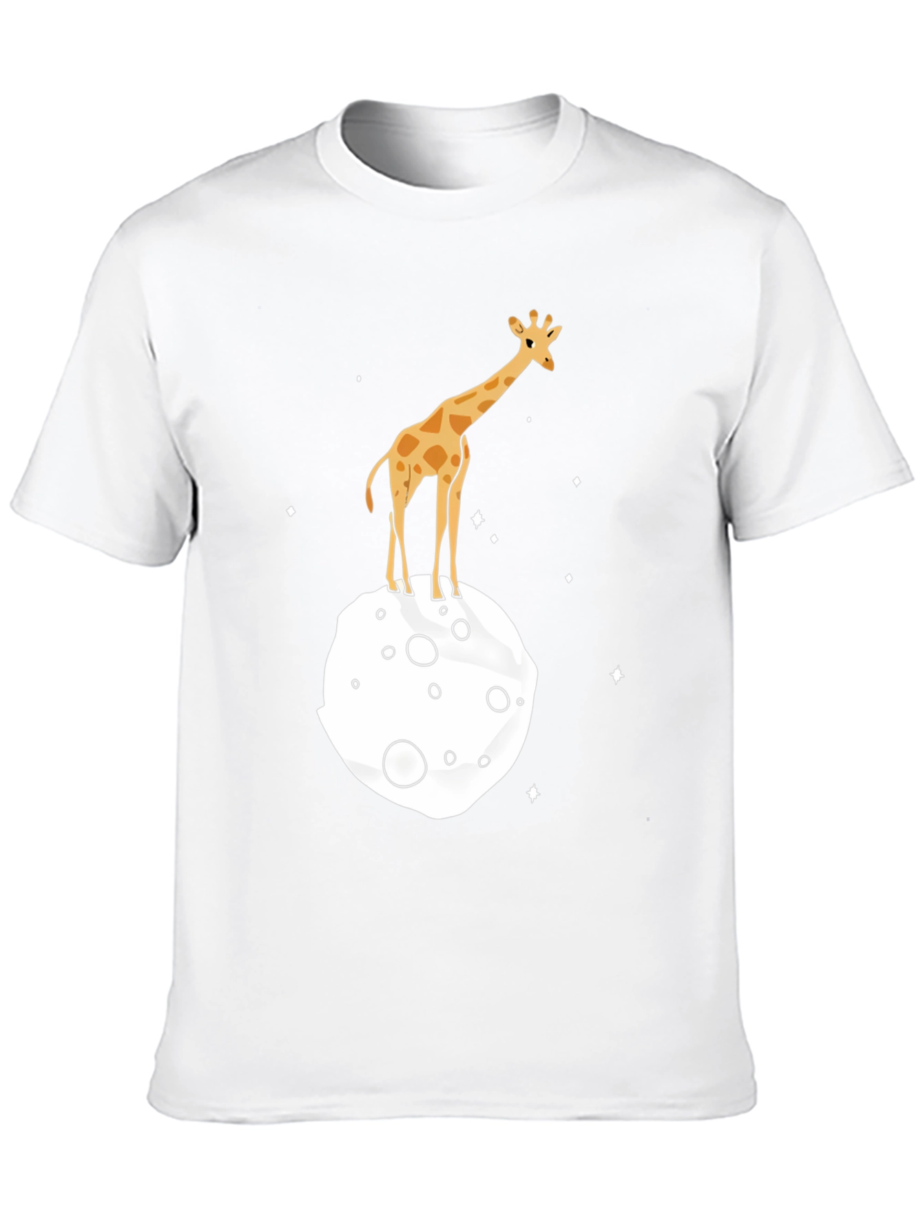 Giraffe on the Moon Graphic Tee