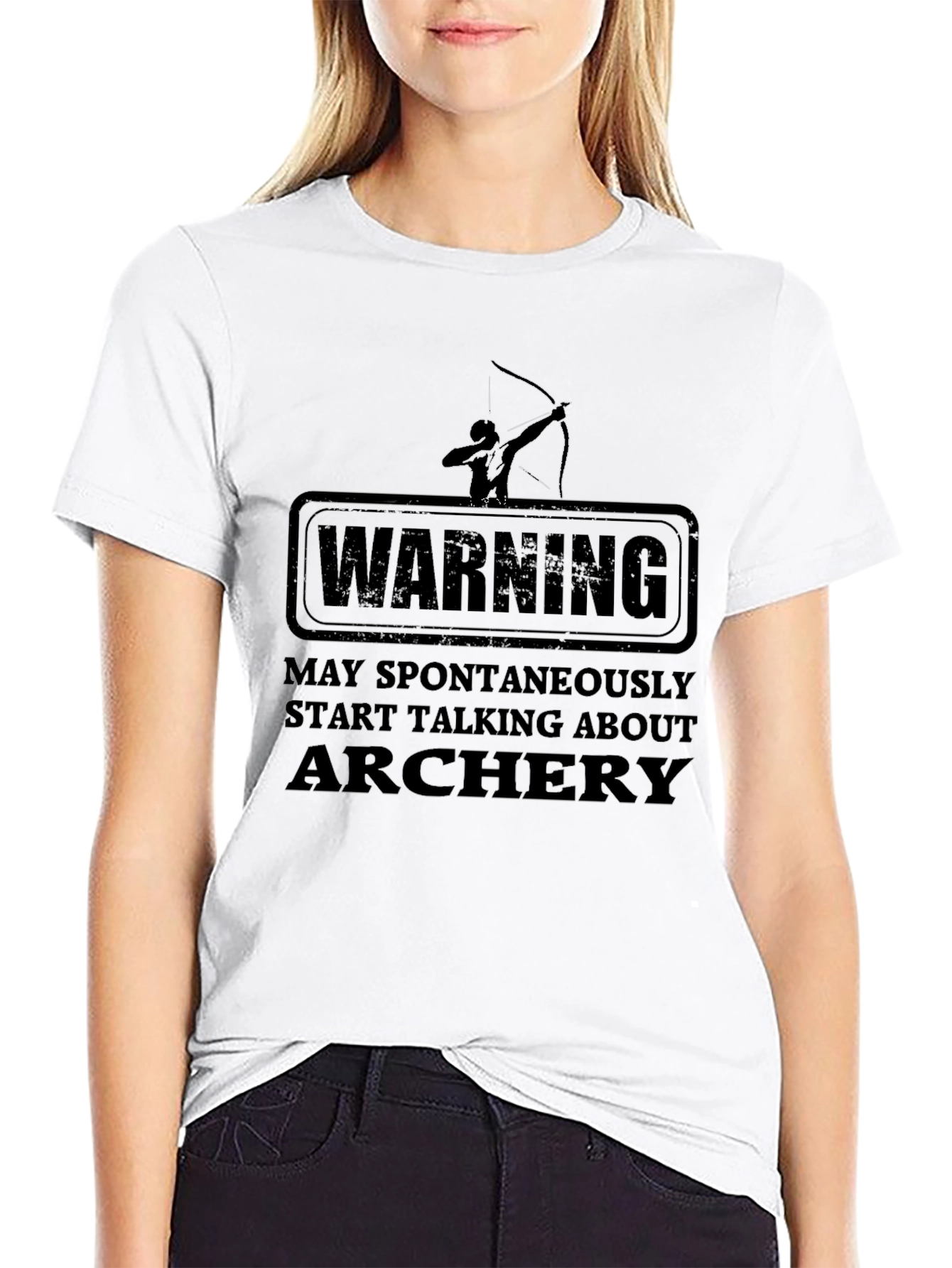 Archery Warning Graphic T-Shirt