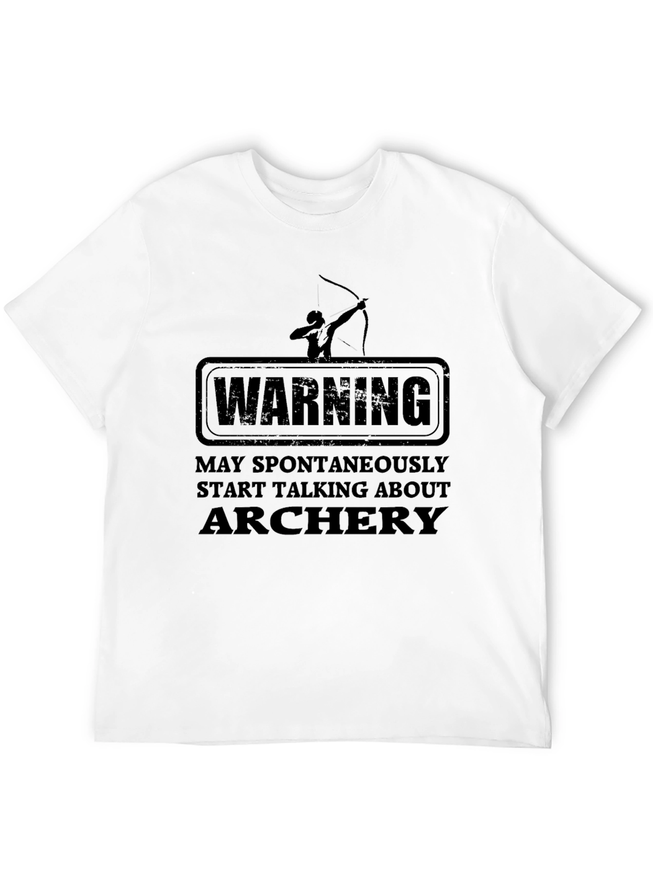 Archery Warning Graphic T-Shirt