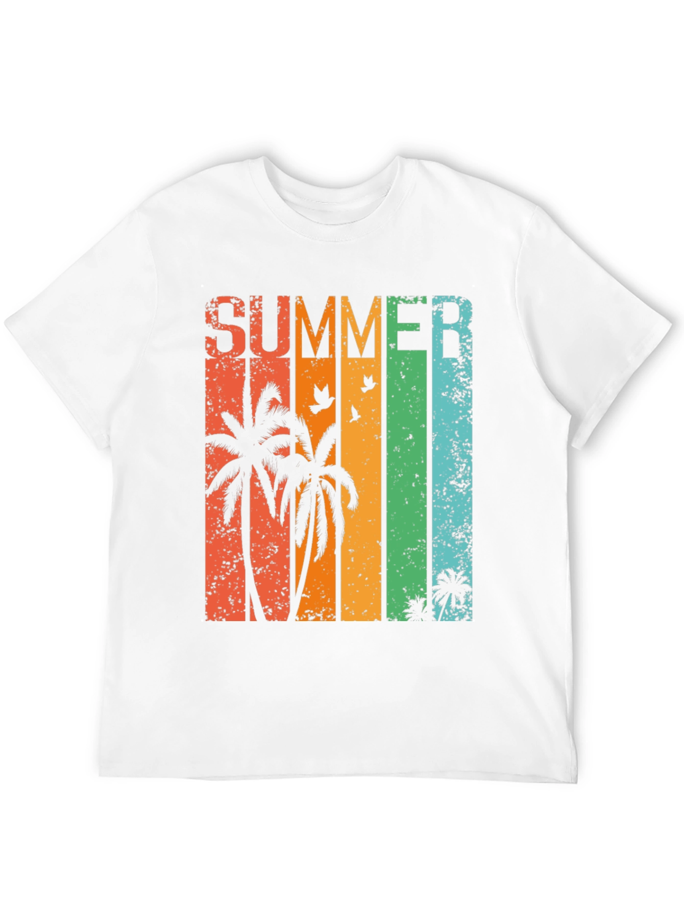 Summer Palm Tree Graphic T-Shirt