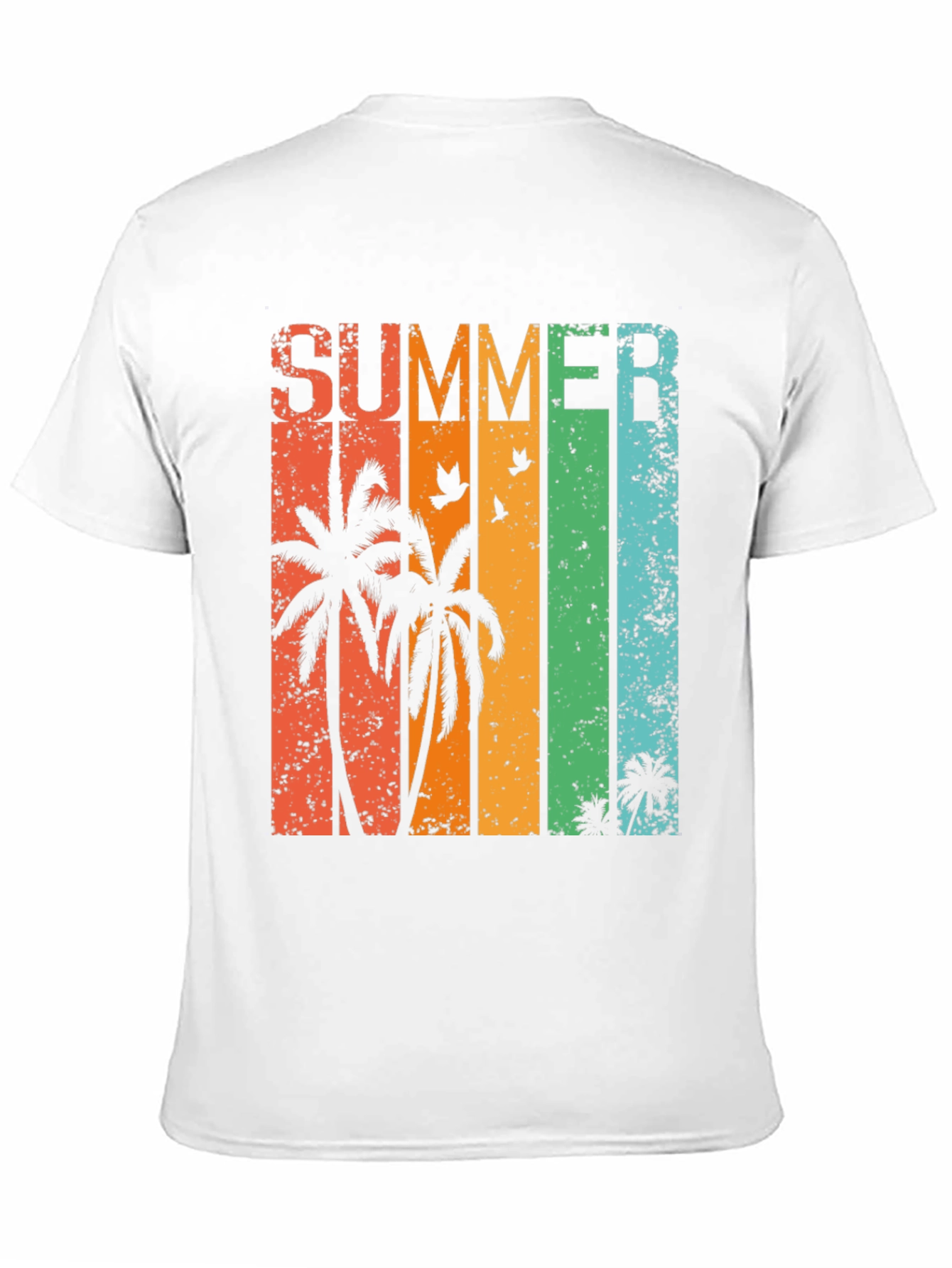 Summer Palm Tree Graphic T-Shirt