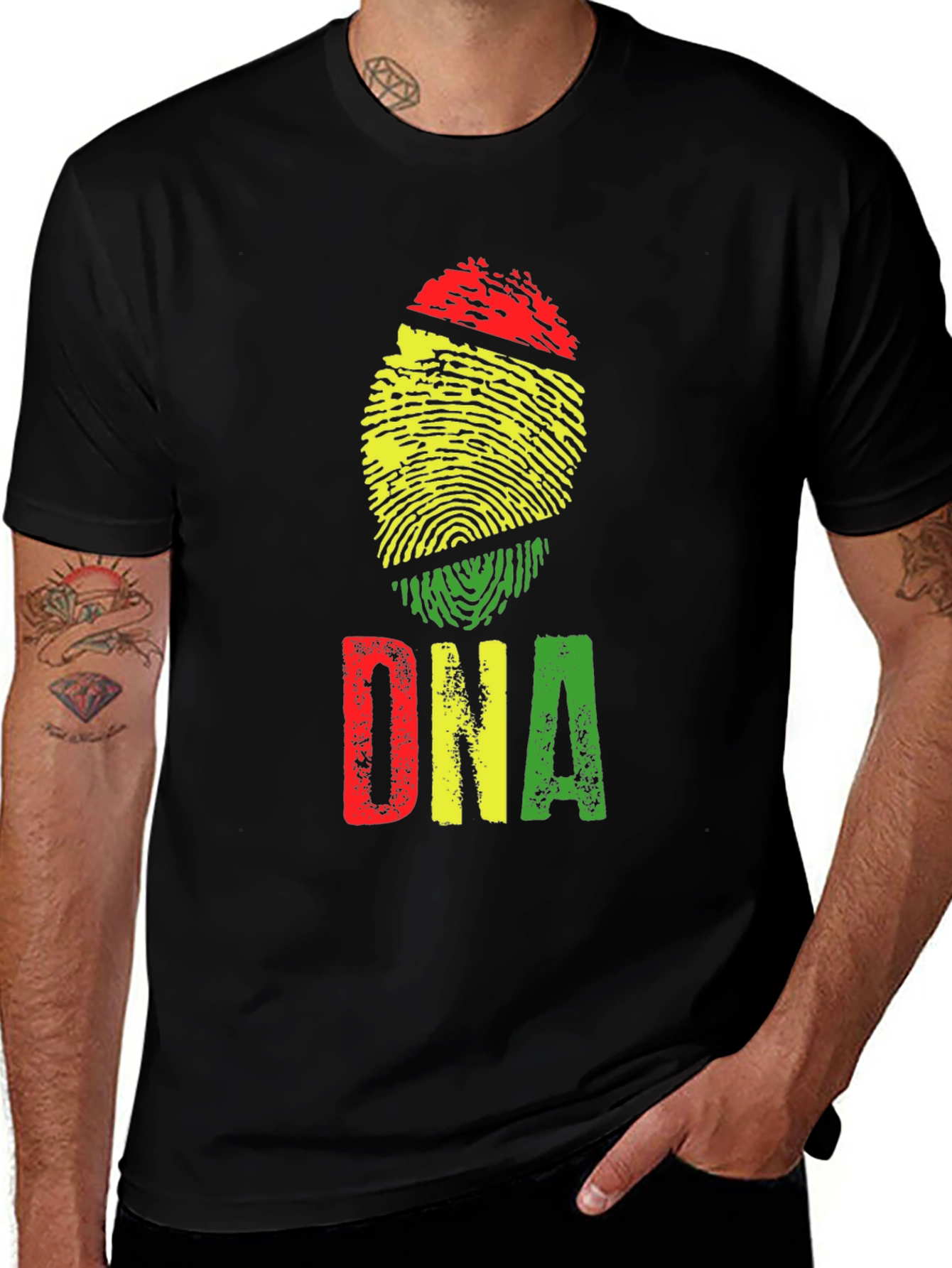 Rasta DNA T-Shirt - Roots Pride Tee