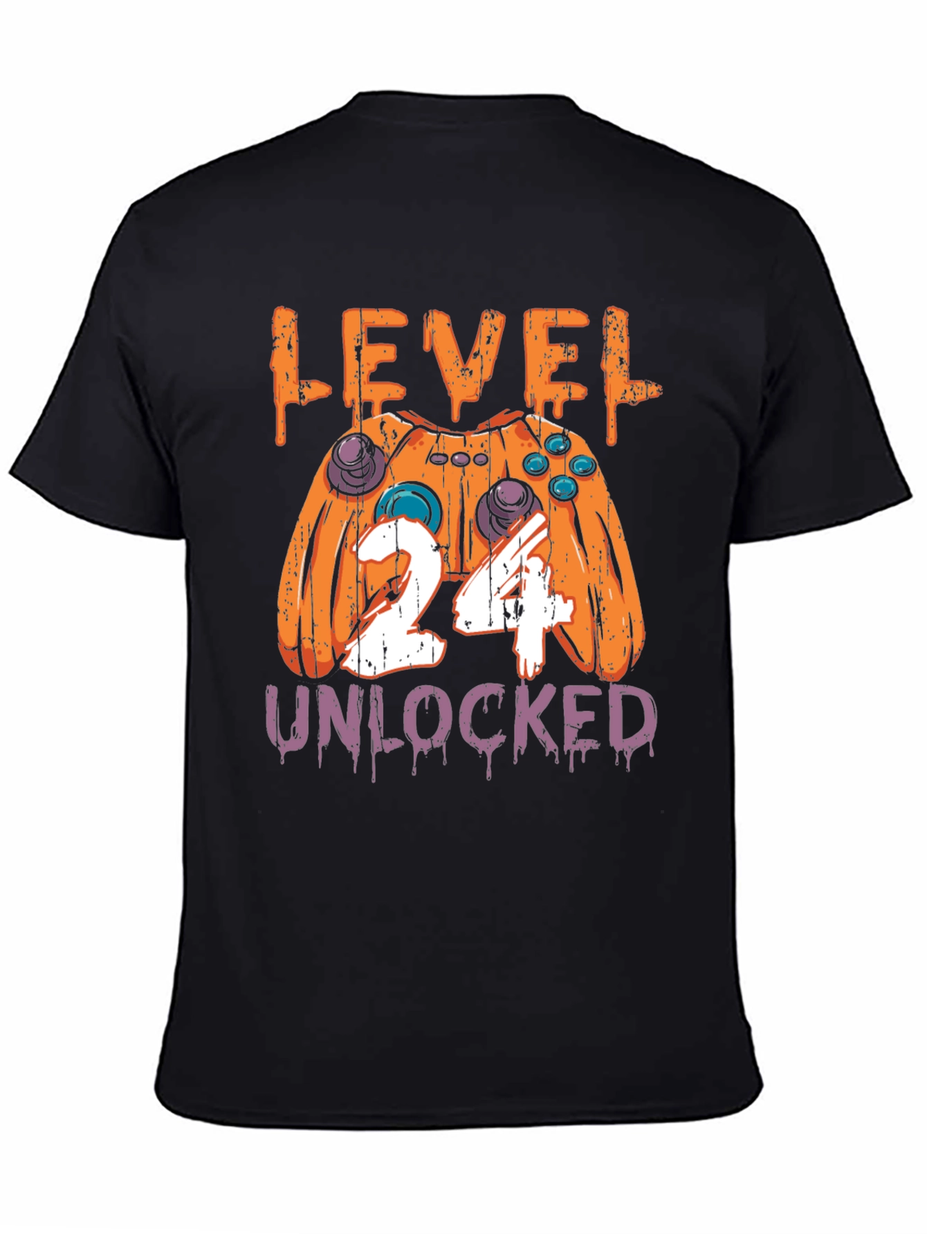 Level 24 Unlocked T-Shirt Gamer Birthday Gift