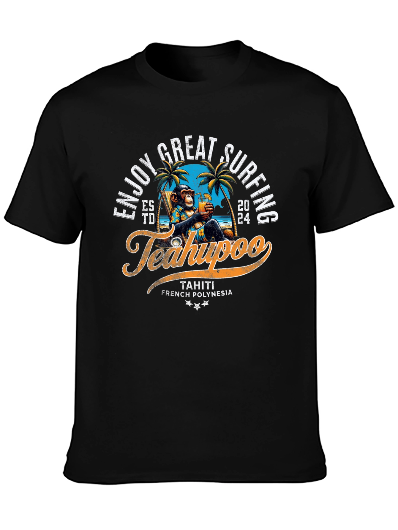 Teahupoo Surfing Tee
